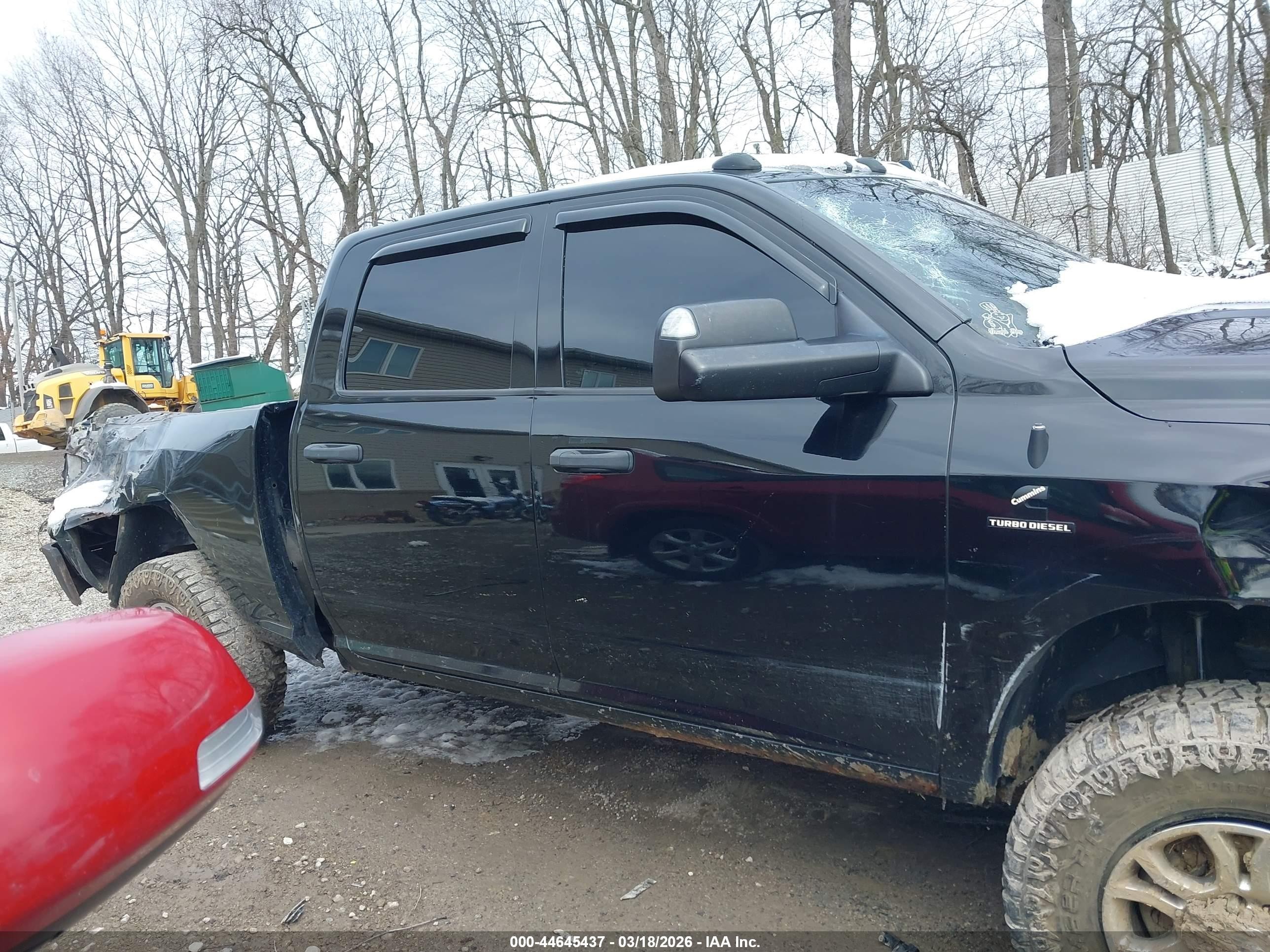 2014 Ram 2500 Big Horn Black vin: 3C6UR5DL6EG272717