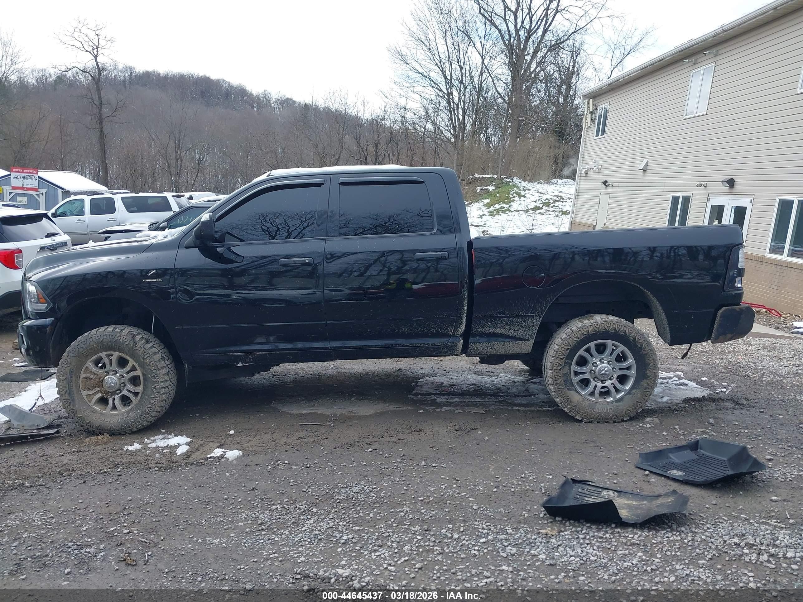2014 Ram 2500 Big Horn Black vin: 3C6UR5DL6EG272717