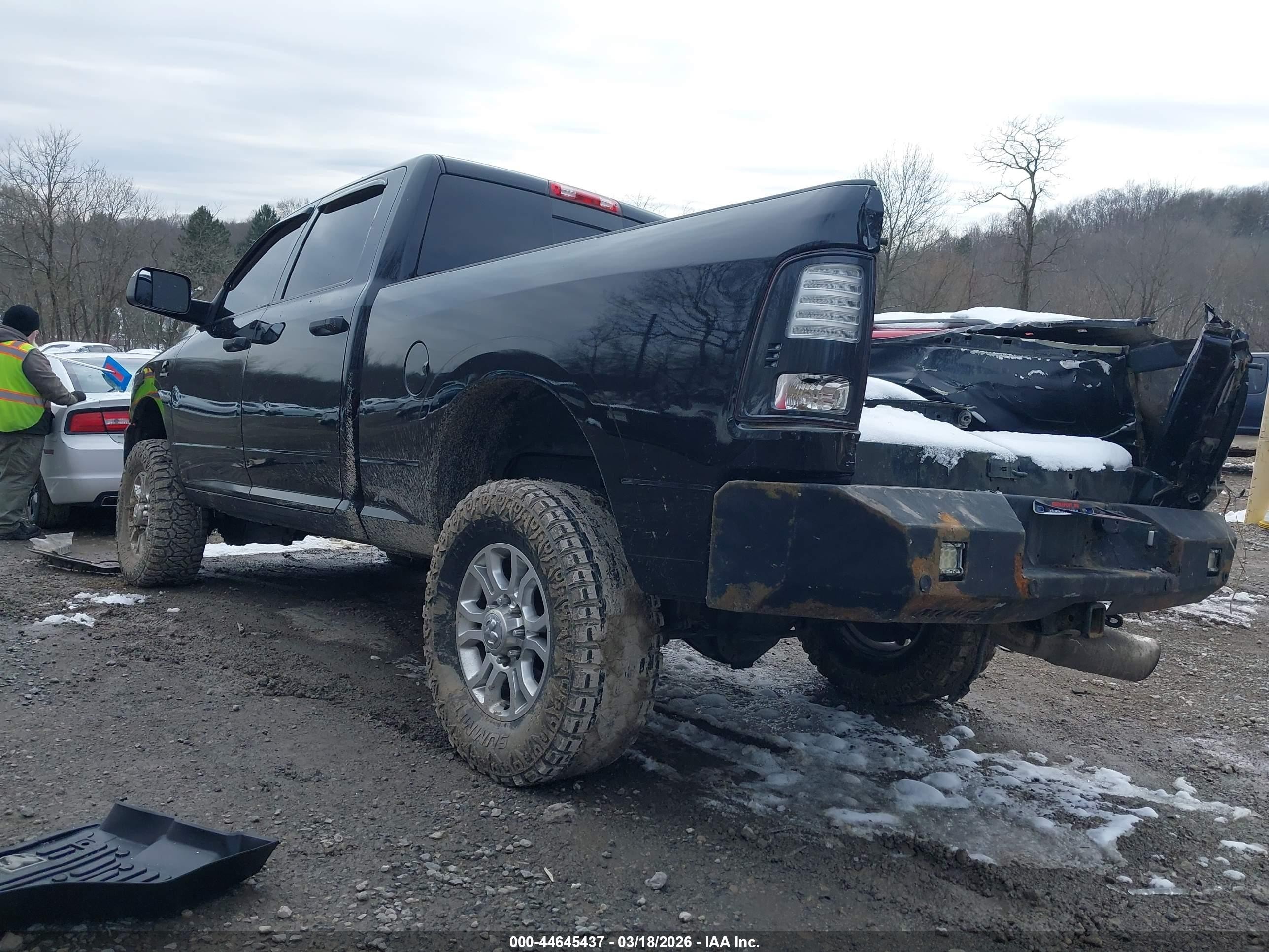 2014 Ram 2500 Big Horn Black vin: 3C6UR5DL6EG272717