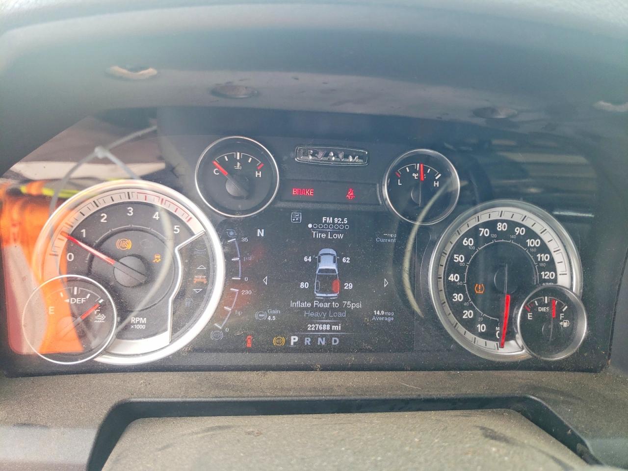 2013 Ram 2500 Slt Черный vin: 3C6UR5DL7DG575990