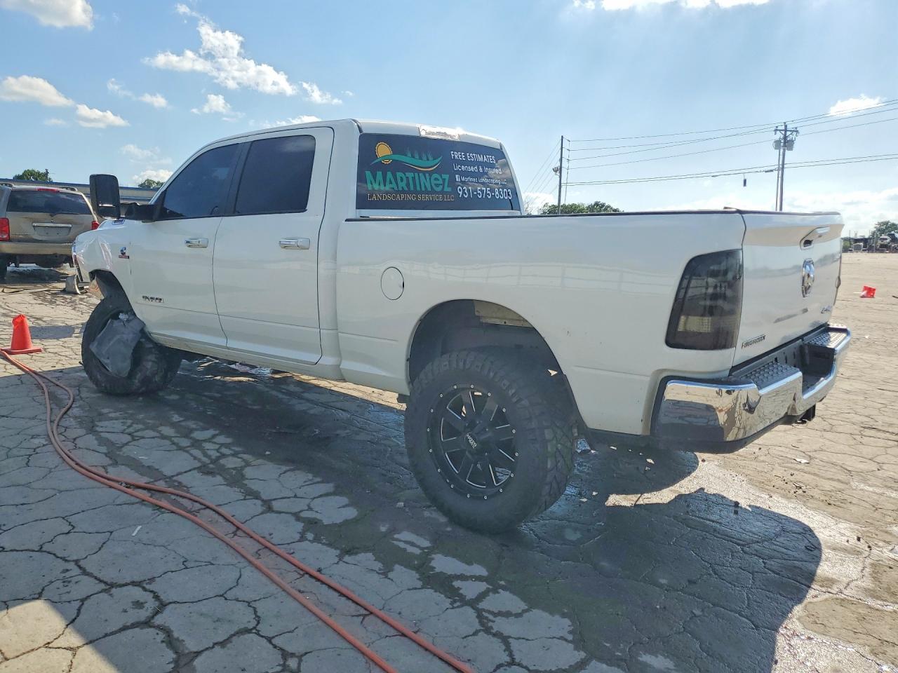 2019 Ram 2500 Big Horn White vin: 3C6UR5DL7KG563853