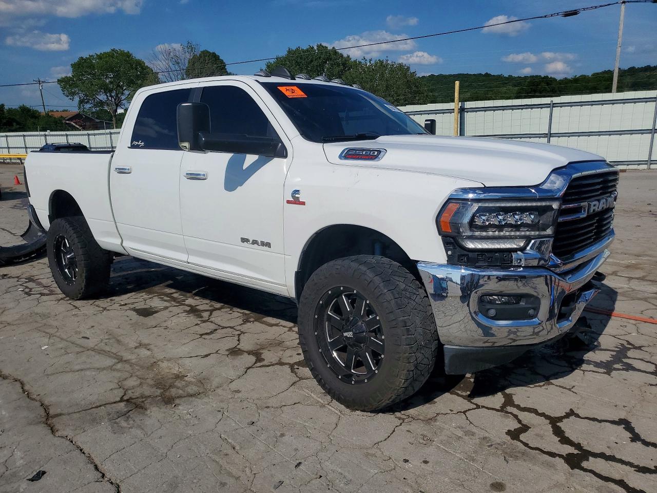 2019 Ram 2500 Big Horn White vin: 3C6UR5DL7KG563853