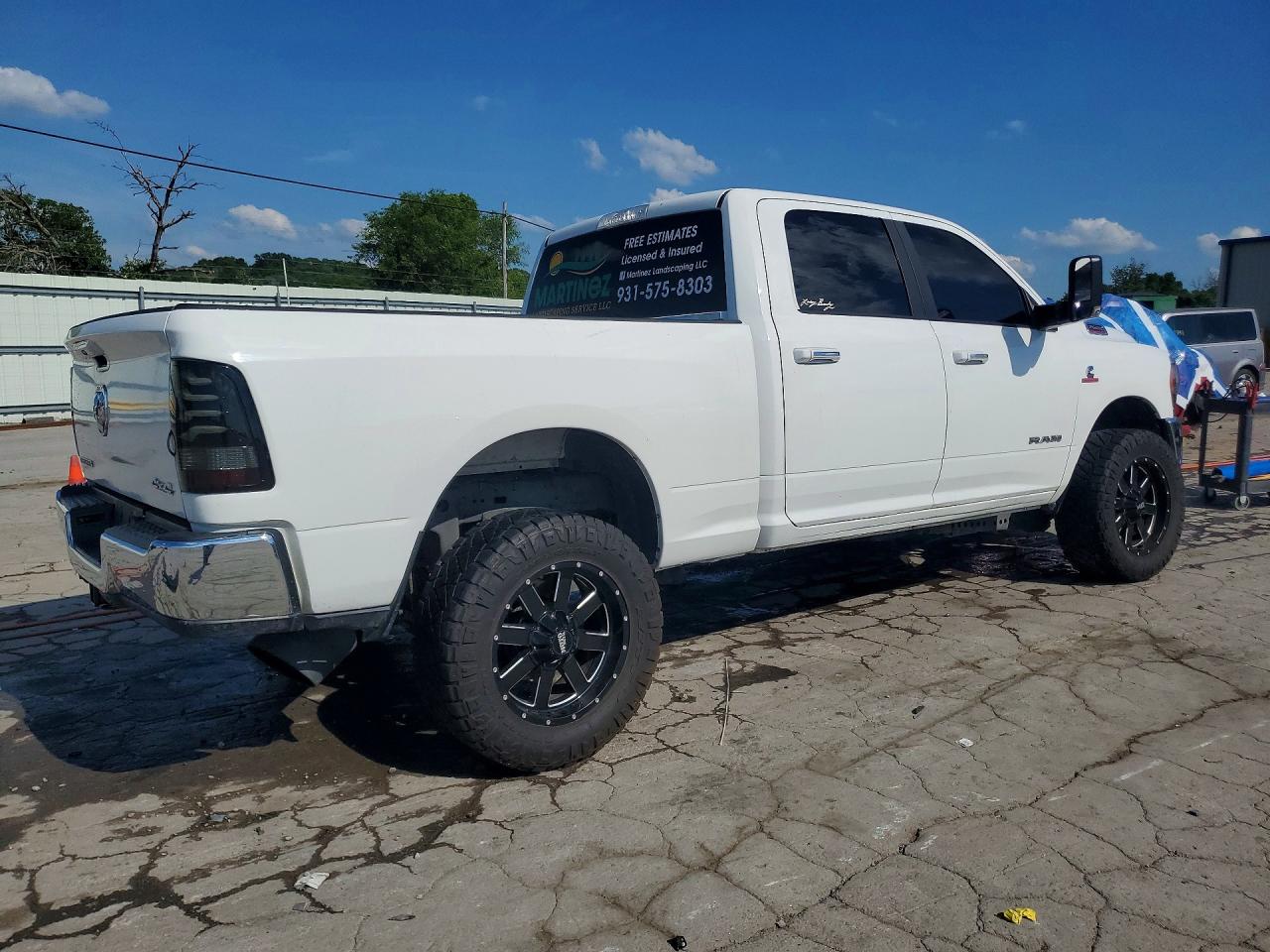 2019 Ram 2500 Big Horn White vin: 3C6UR5DL7KG563853