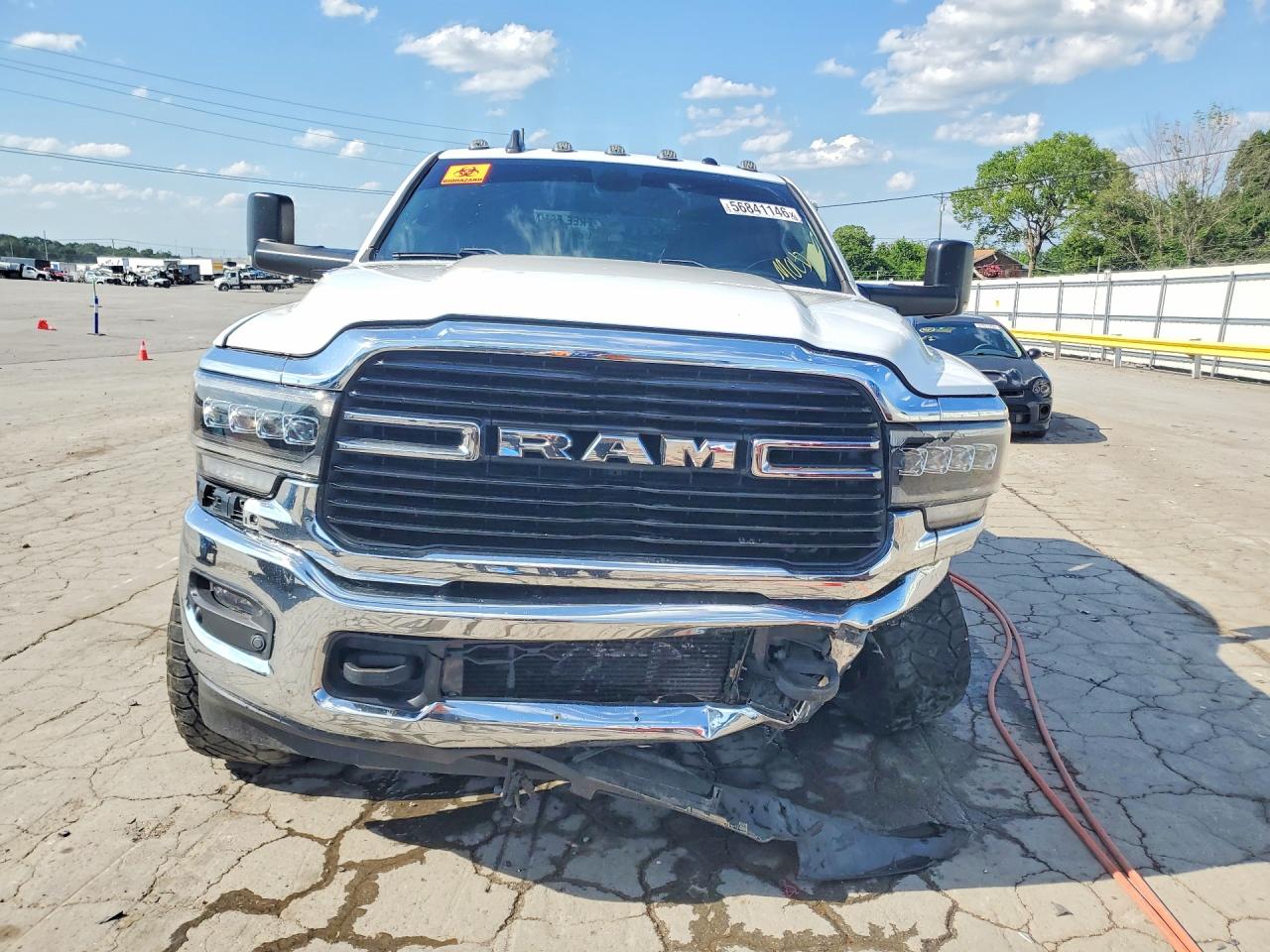 2019 Ram 2500 Big Horn White vin: 3C6UR5DL7KG563853