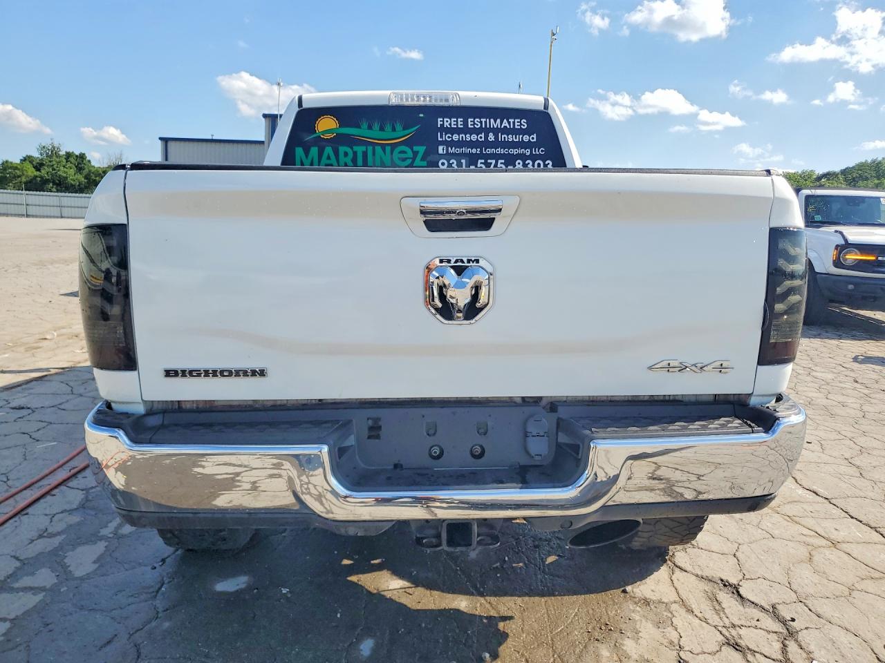 2019 Ram 2500 Big Horn White vin: 3C6UR5DL7KG563853