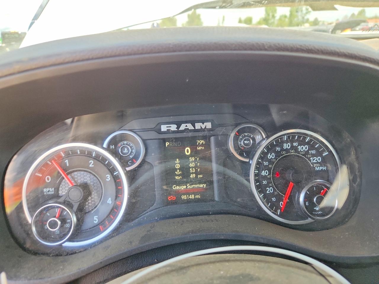 2022 Ram 2500 Big Horn White vin: 3C6UR5DL7NG247485