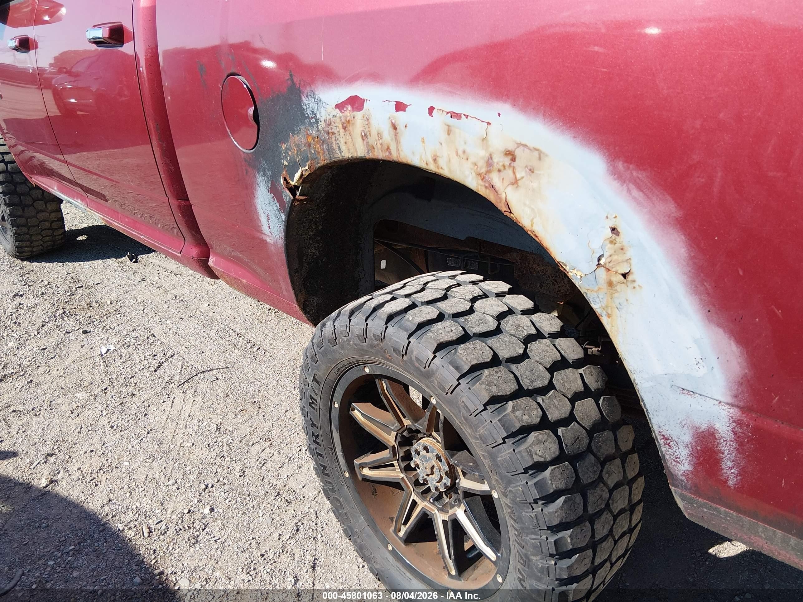 2013 Ram 2500 Slt Красный vin: 3C6UR5DL8DG543288