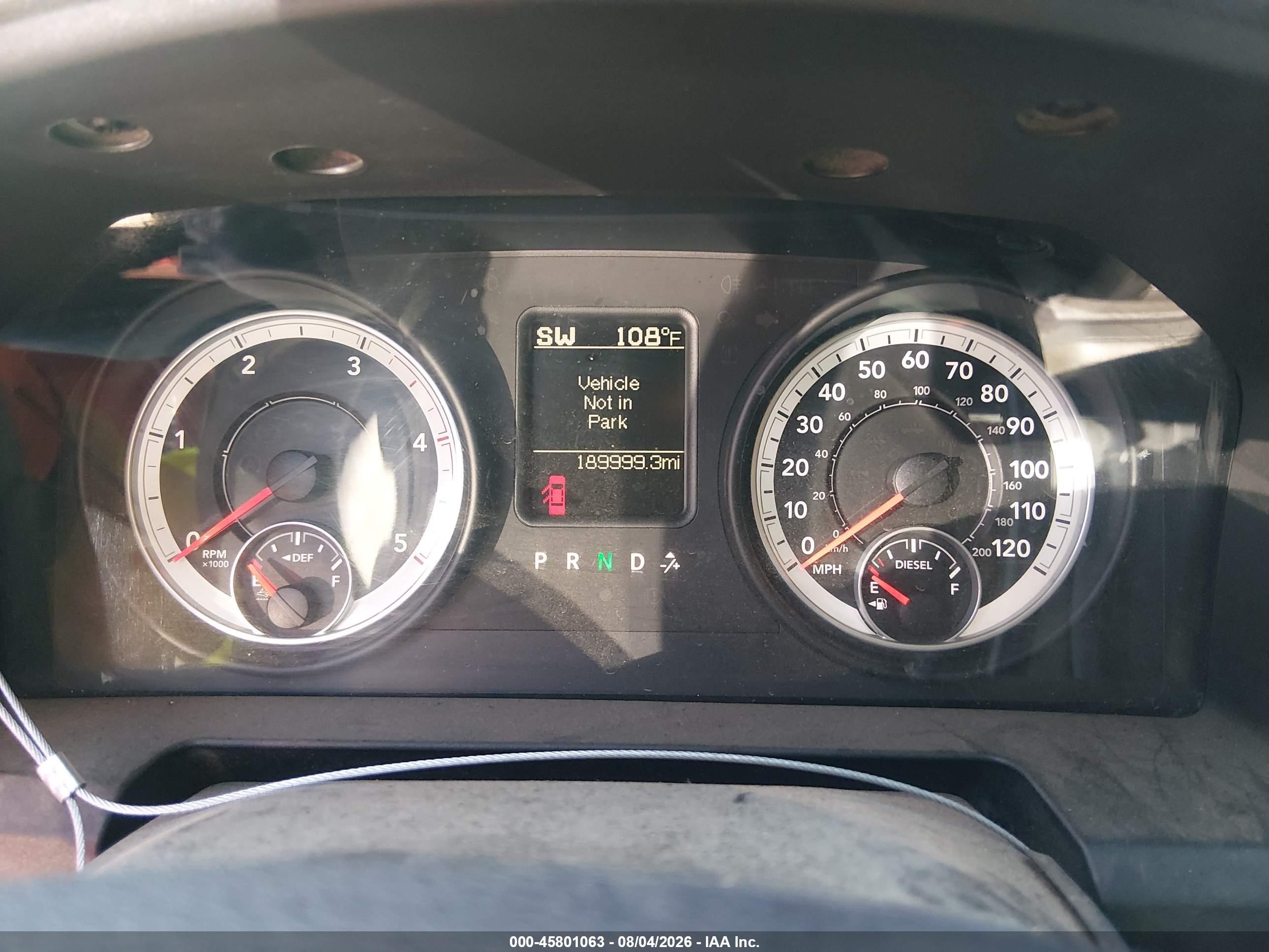 2013 Ram 2500 Slt Красный vin: 3C6UR5DL8DG543288