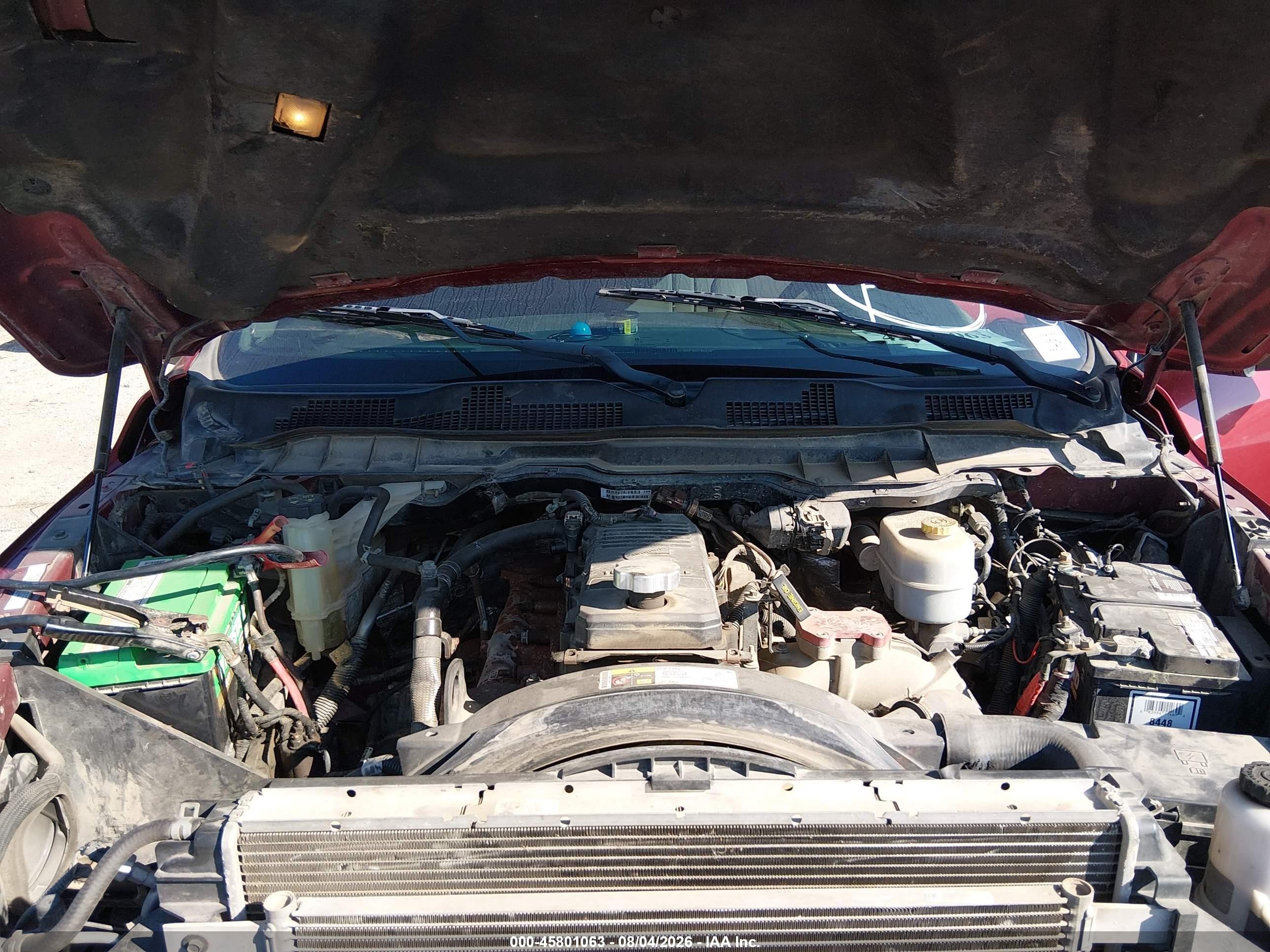 2013 Ram 2500 Slt Красный vin: 3C6UR5DL8DG543288