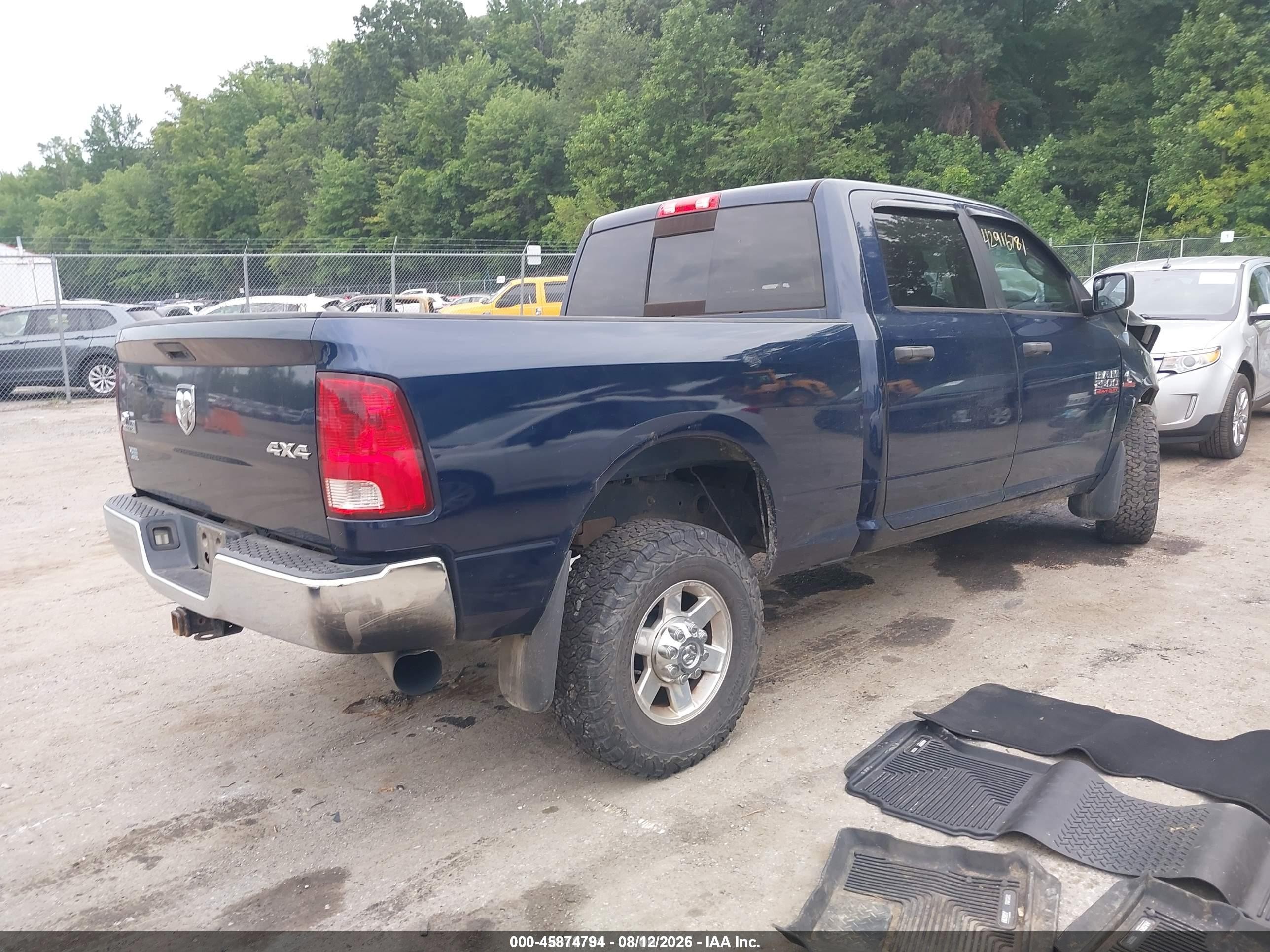 2013 Ram 2500 Big Horn Dark Blue vin: 3C6UR5DL9DG538536