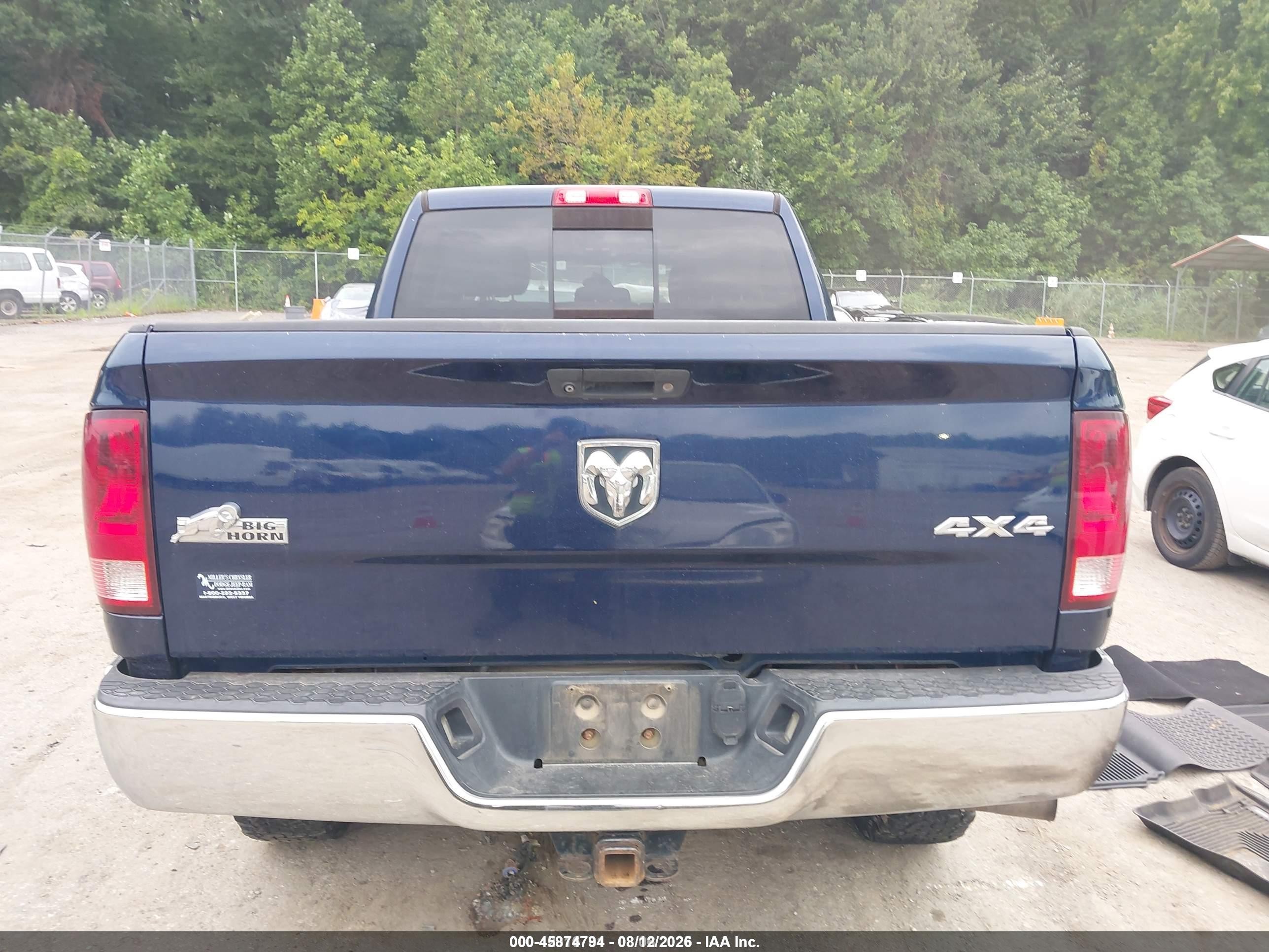 2013 Ram 2500 Big Horn Dark Blue vin: 3C6UR5DL9DG538536