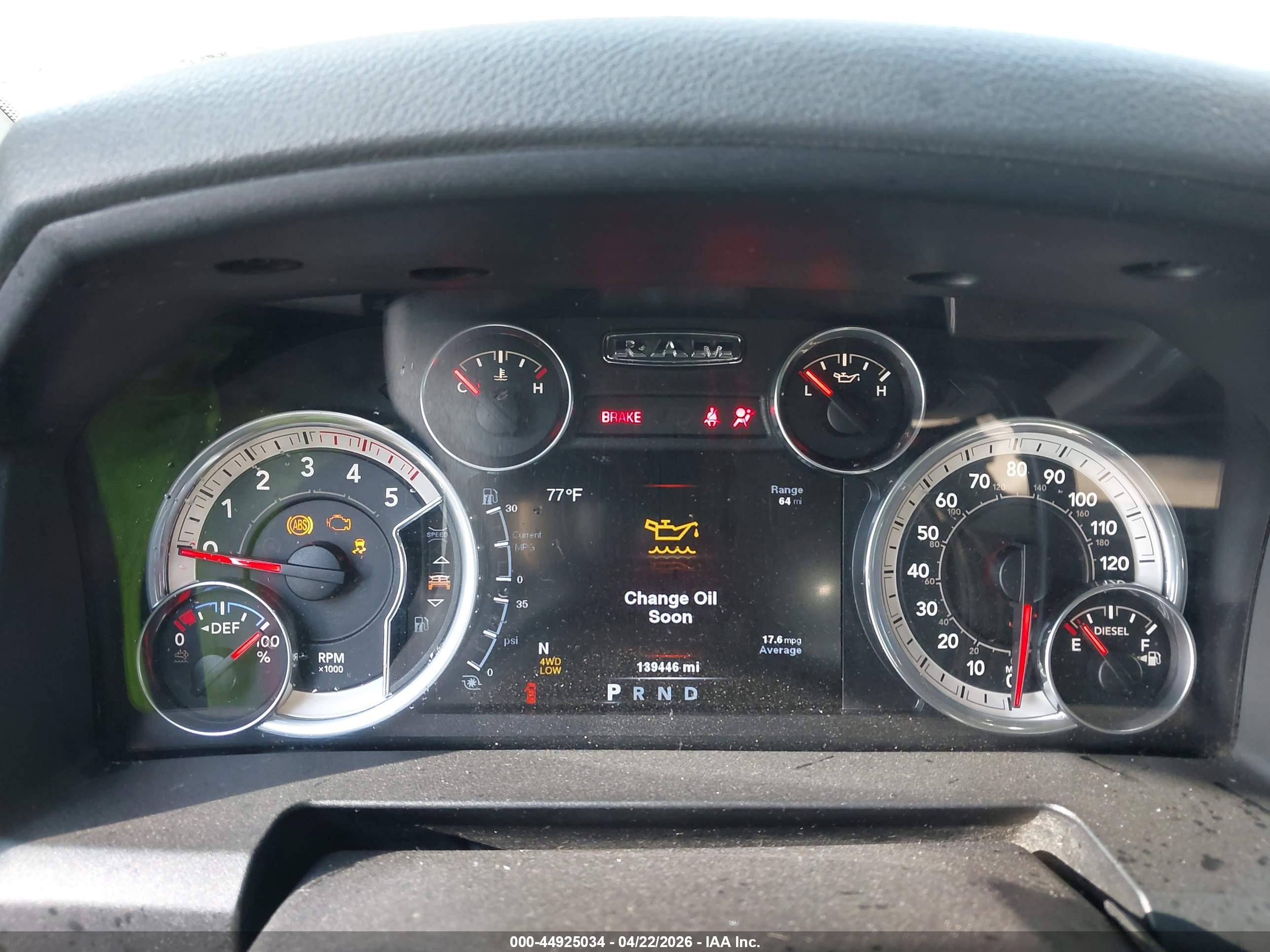2014 Ram 2500 Big Horn Black vin: 3C6UR5DL9EG257290