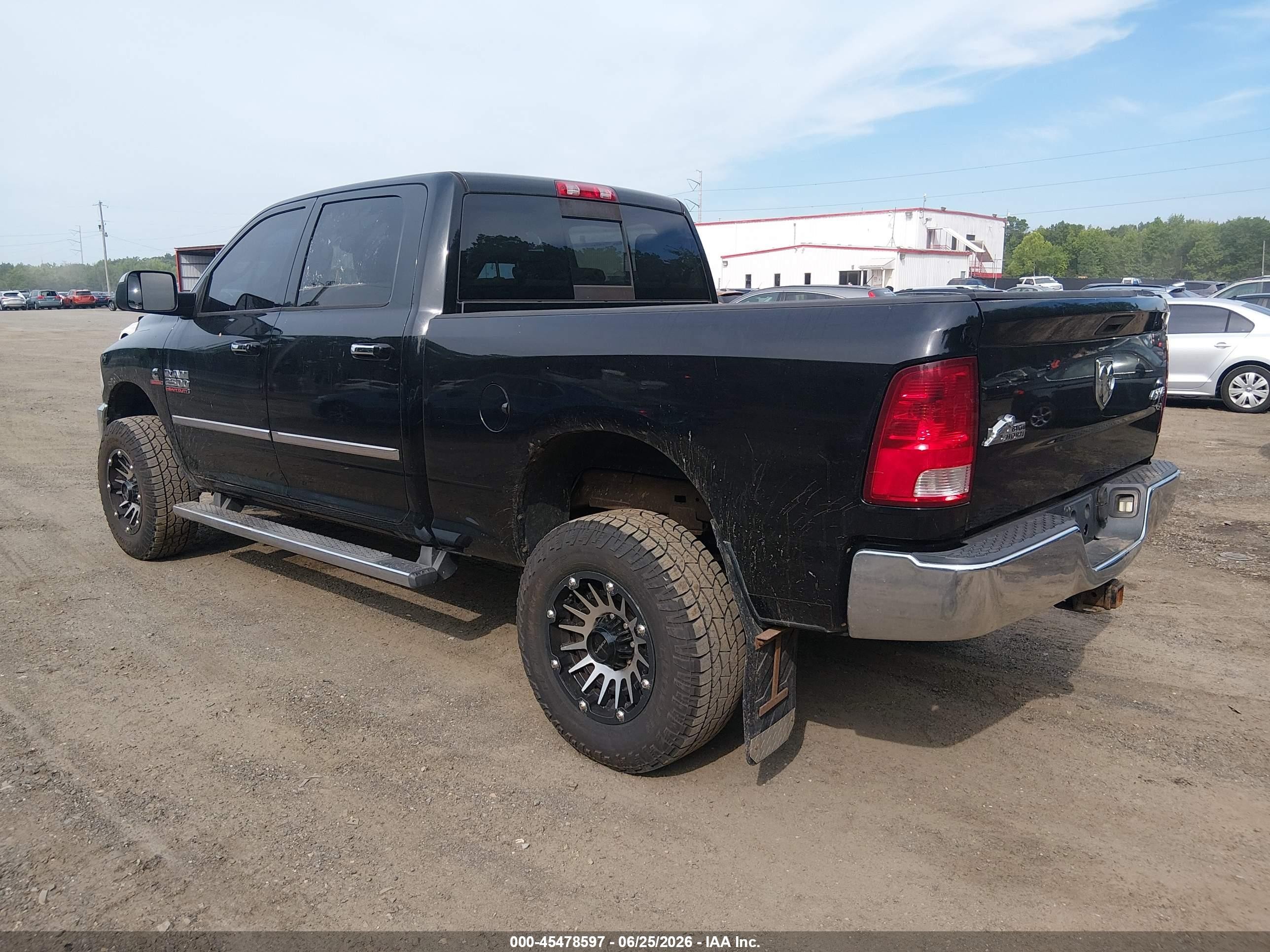 2014 Ram 2500 Big Horn Black vin: 3C6UR5DL9EG259105