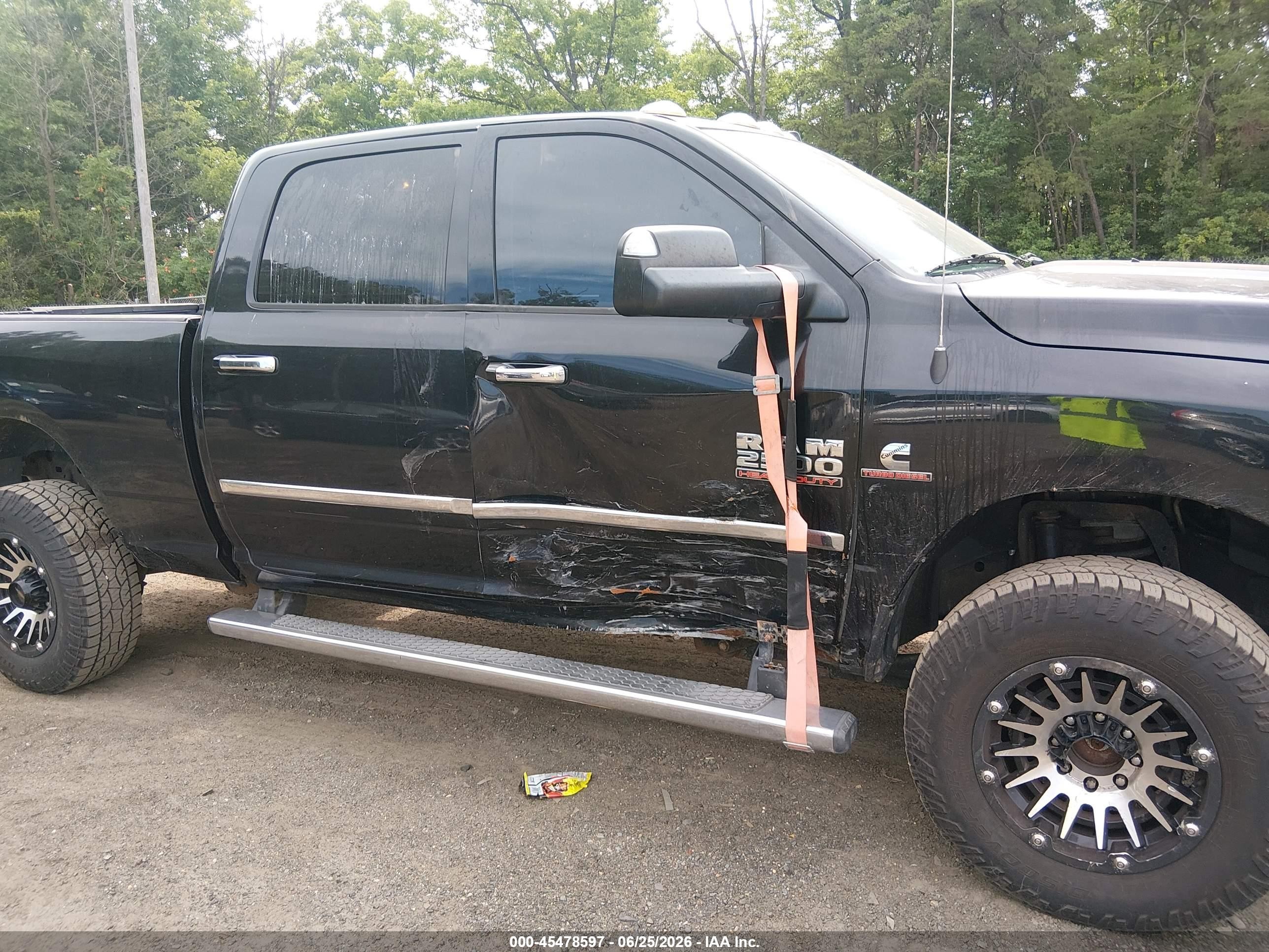 2014 Ram 2500 Big Horn Black vin: 3C6UR5DL9EG259105