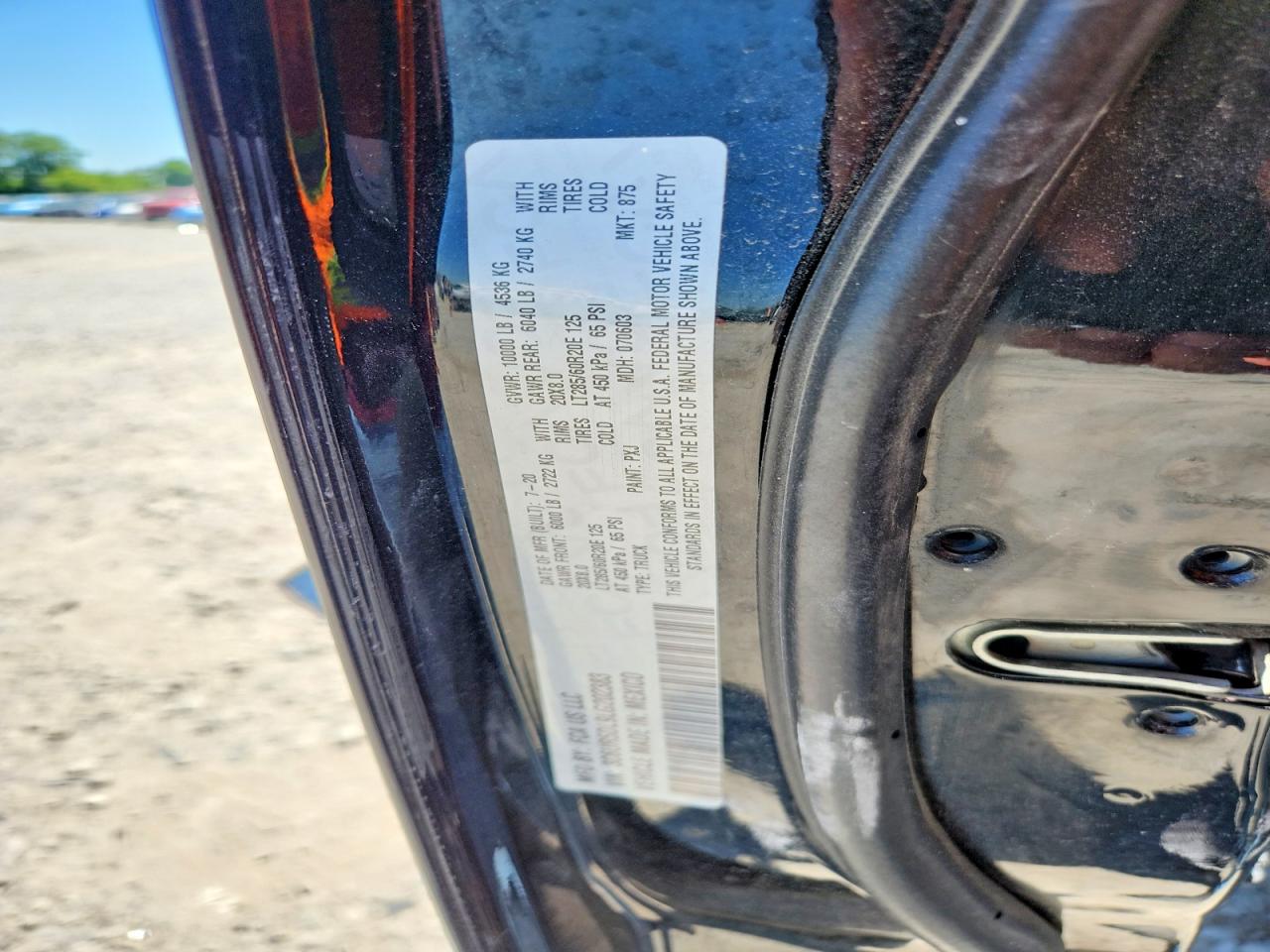 2020 Ram 2500 Big Horn Black vin: 3C6UR5DL9LG202383