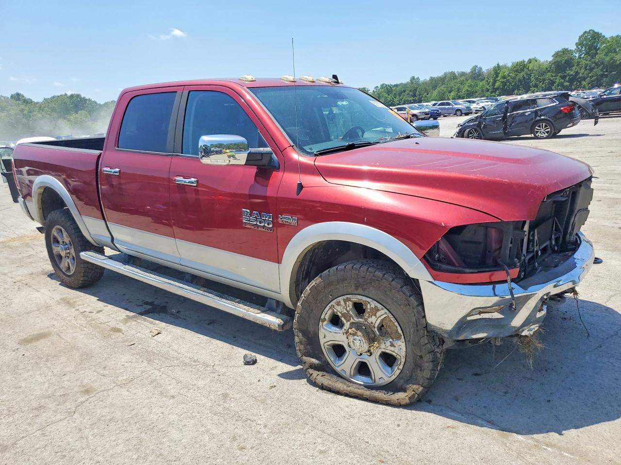 2014 Ram 2500 Laramie Maroon vin: 3C6UR5FJ2EG276677