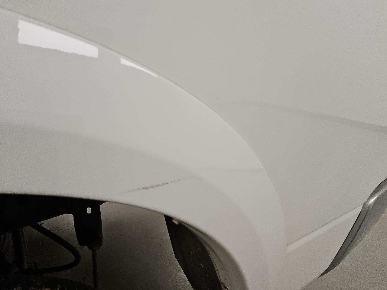 2014 Ram 2500 Laramie White vin: 3C6UR5FJ5EG233774 Damage: Left Qtr Panel, Multiple Scratches Light, 4