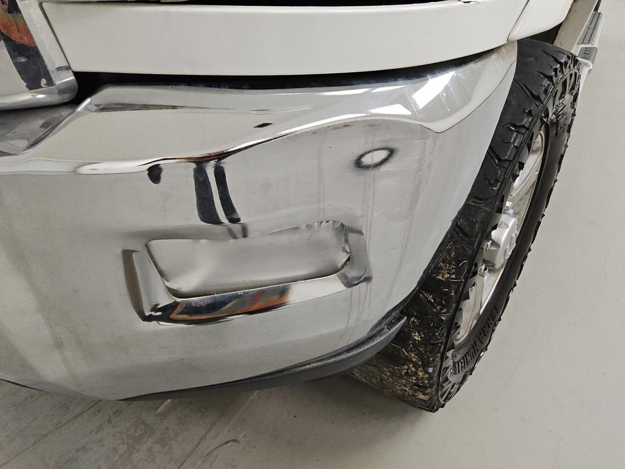 2014 Ram 2500 Laramie White vin: 3C6UR5FJ5EG233774 Damage: Front Bumper, Chipped, 3