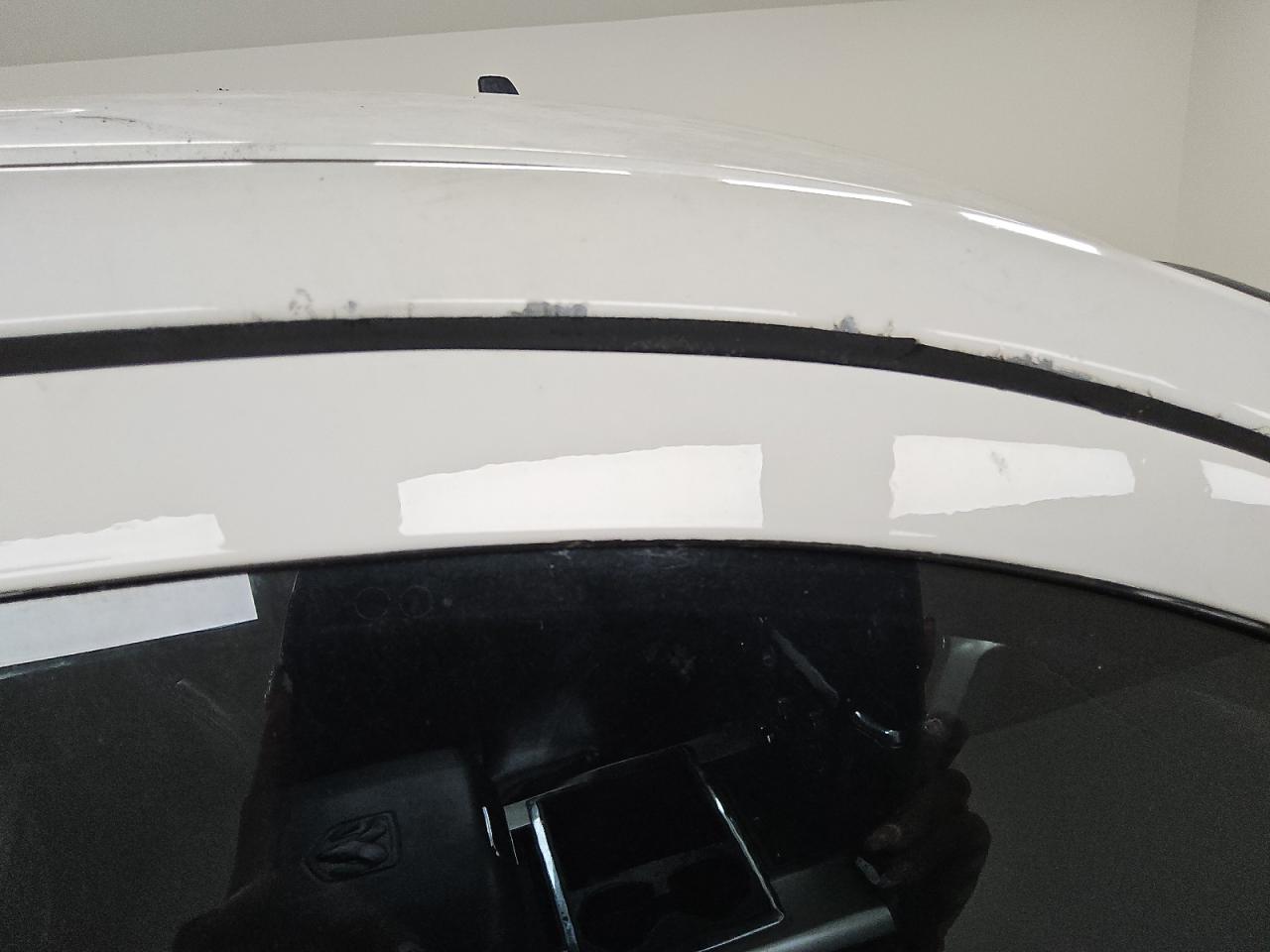 2014 Ram 2500 Laramie White vin: 3C6UR5FJ5EG233774 Damage: Right Drip Rail, Chipped, 4
