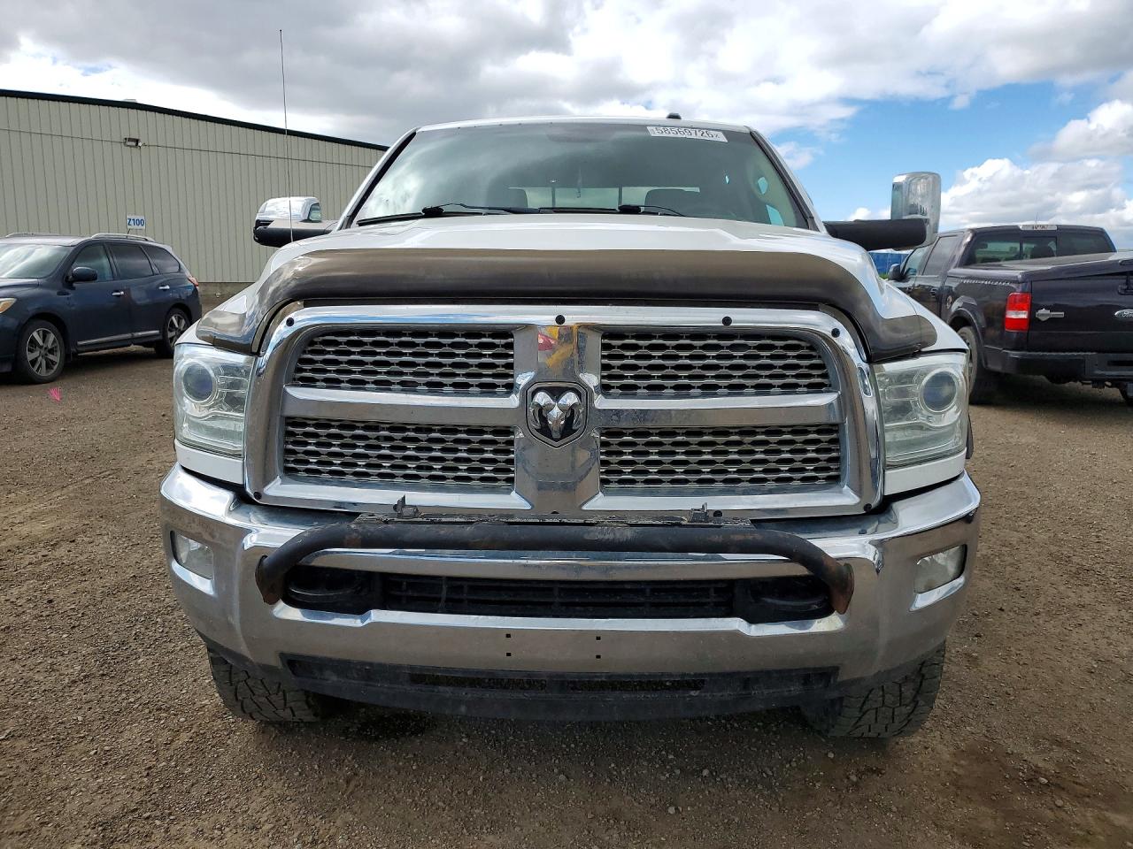 2015 Ram 2500 Laramie White vin: 3C6UR5FJ6FG674718