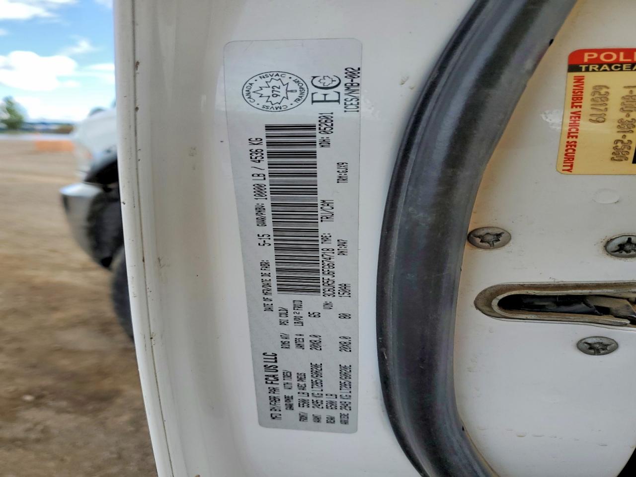 2015 Ram 2500 Laramie White vin: 3C6UR5FJ6FG674718