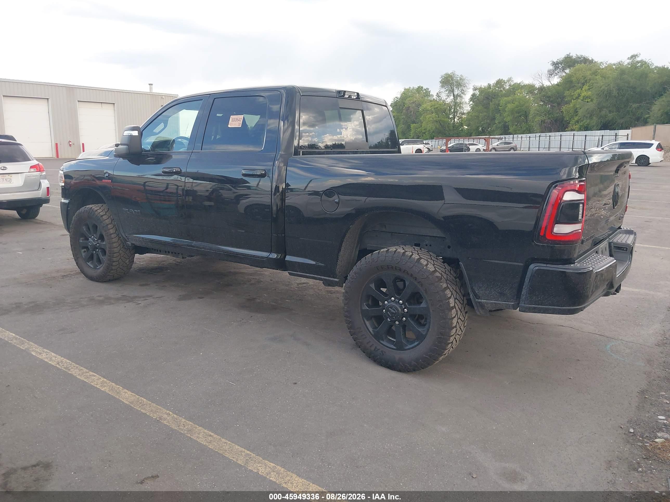 2024 Ram 2500 Laramie  4x4 6'4 Box Black vin: 3C6UR5FL2RG172052
