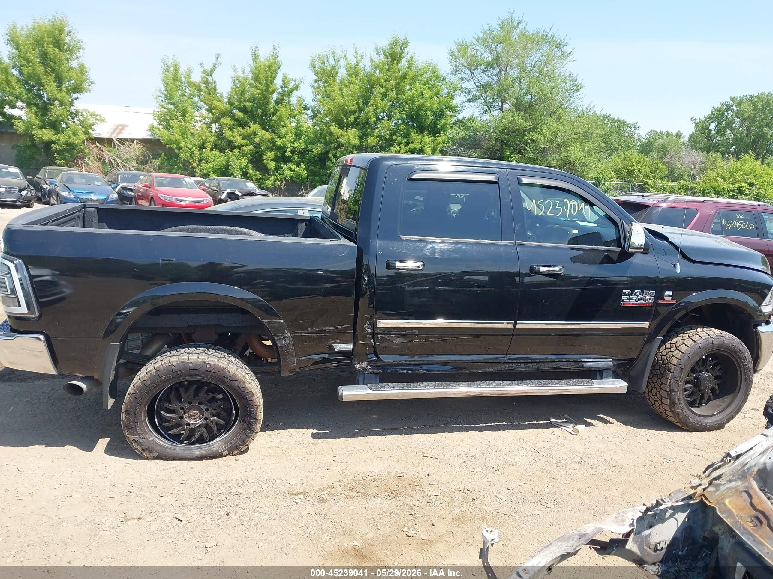 2013 Ram 2500 Laramie Черный vin: 3C6UR5FL3DG607850