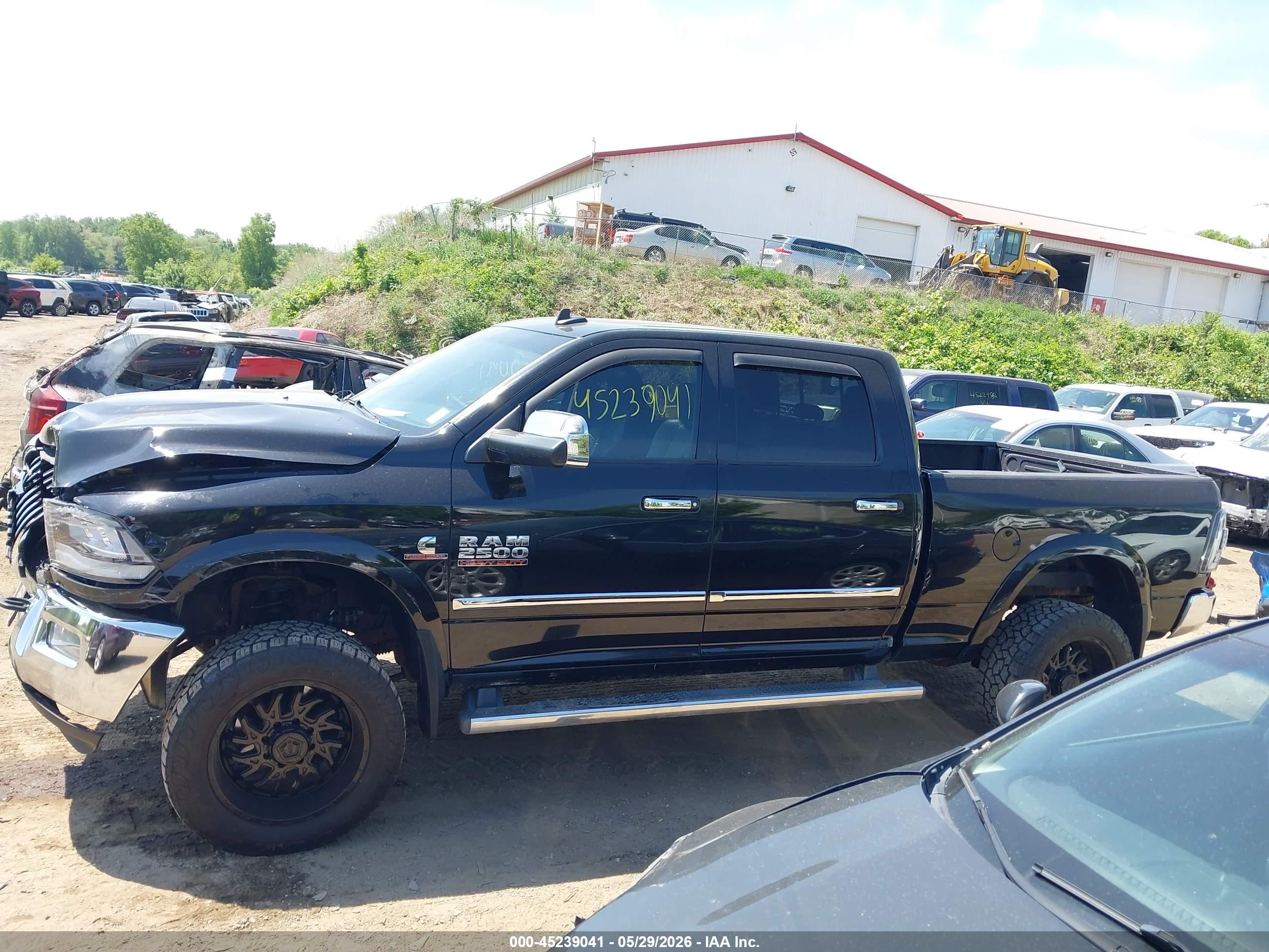 2013 Ram 2500 Laramie Черный vin: 3C6UR5FL3DG607850