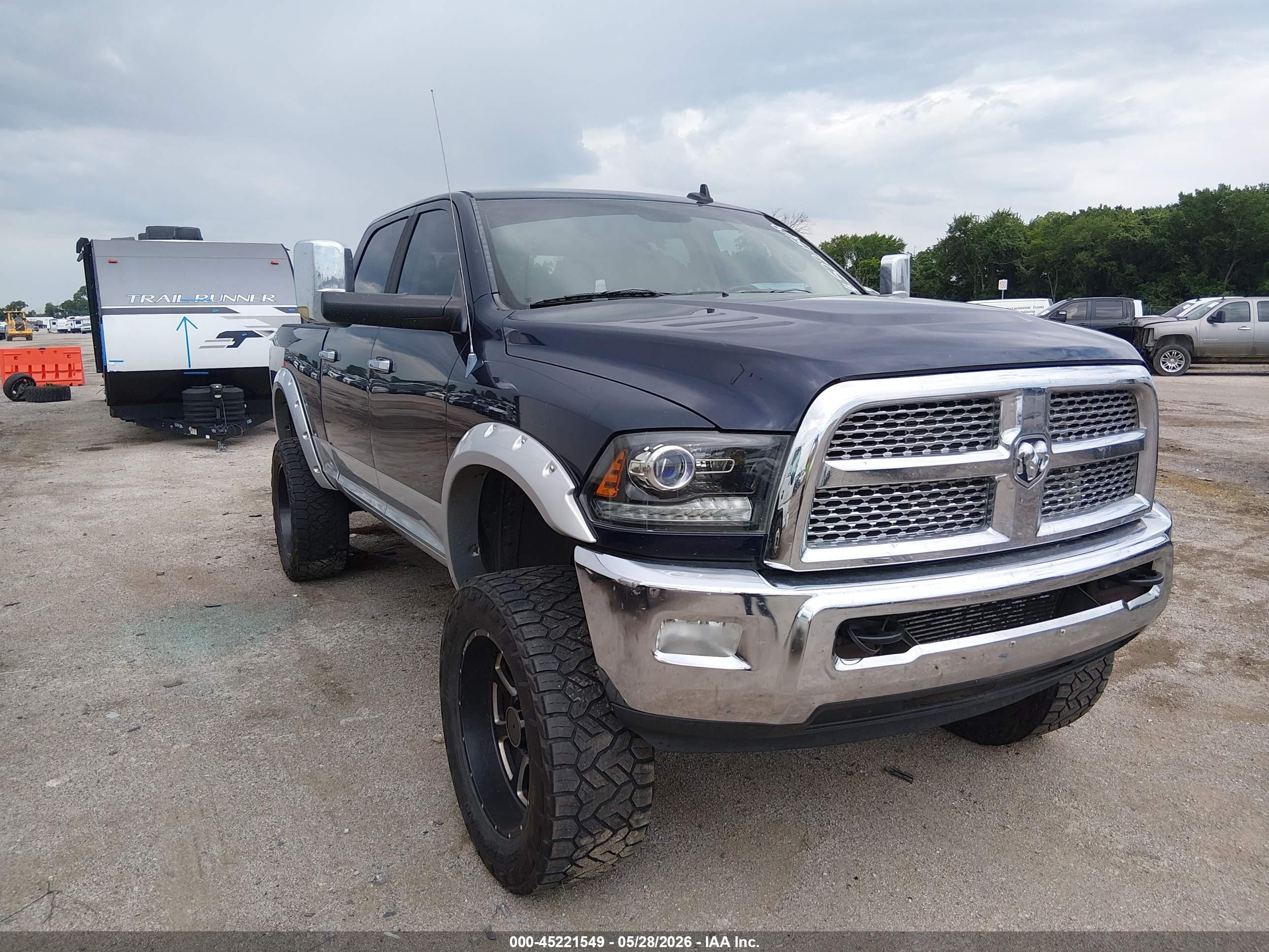2013 Ram 2500 Laramie Navy vin: 3C6UR5FL3DG615611