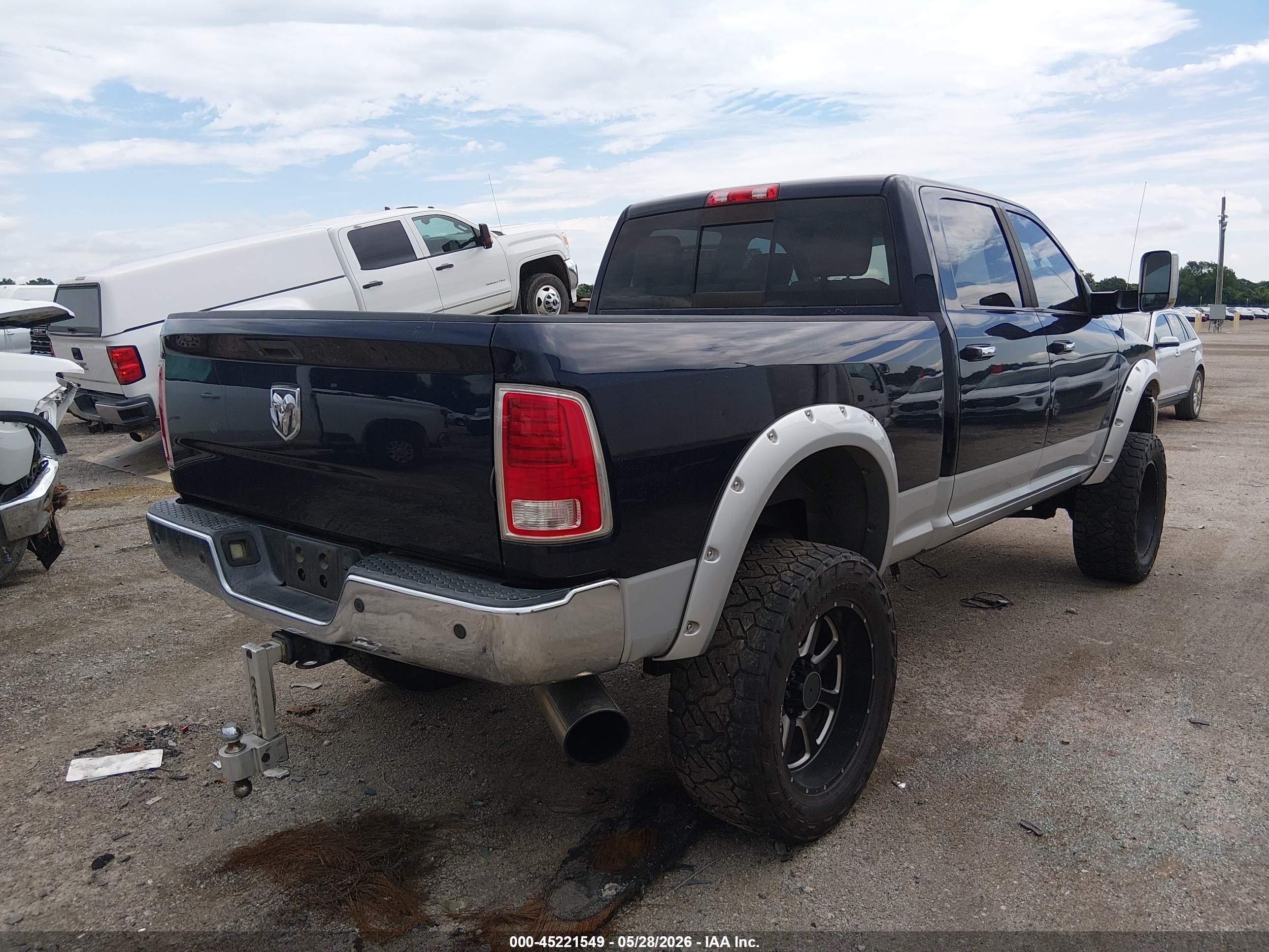 2013 Ram 2500 Laramie Navy vin: 3C6UR5FL3DG615611