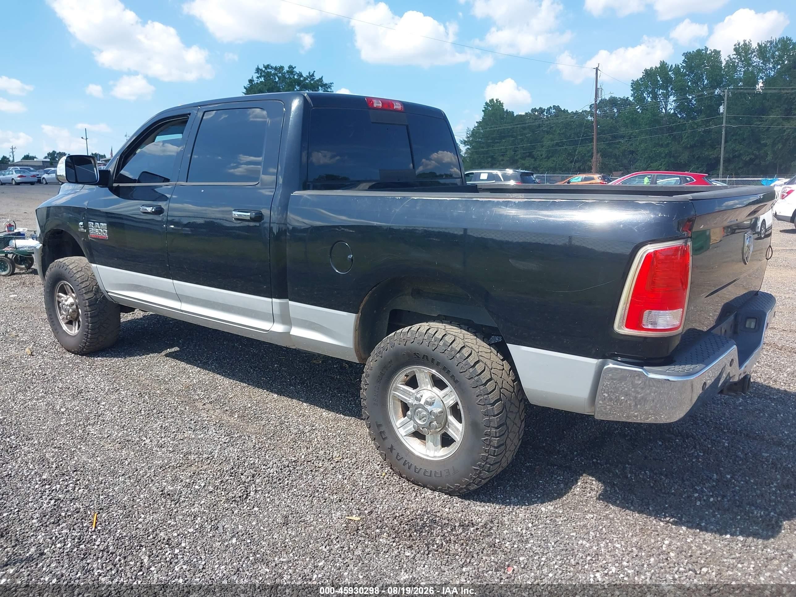 2013 Ram 2500 Laramie Black vin: 3C6UR5FL7DG551606