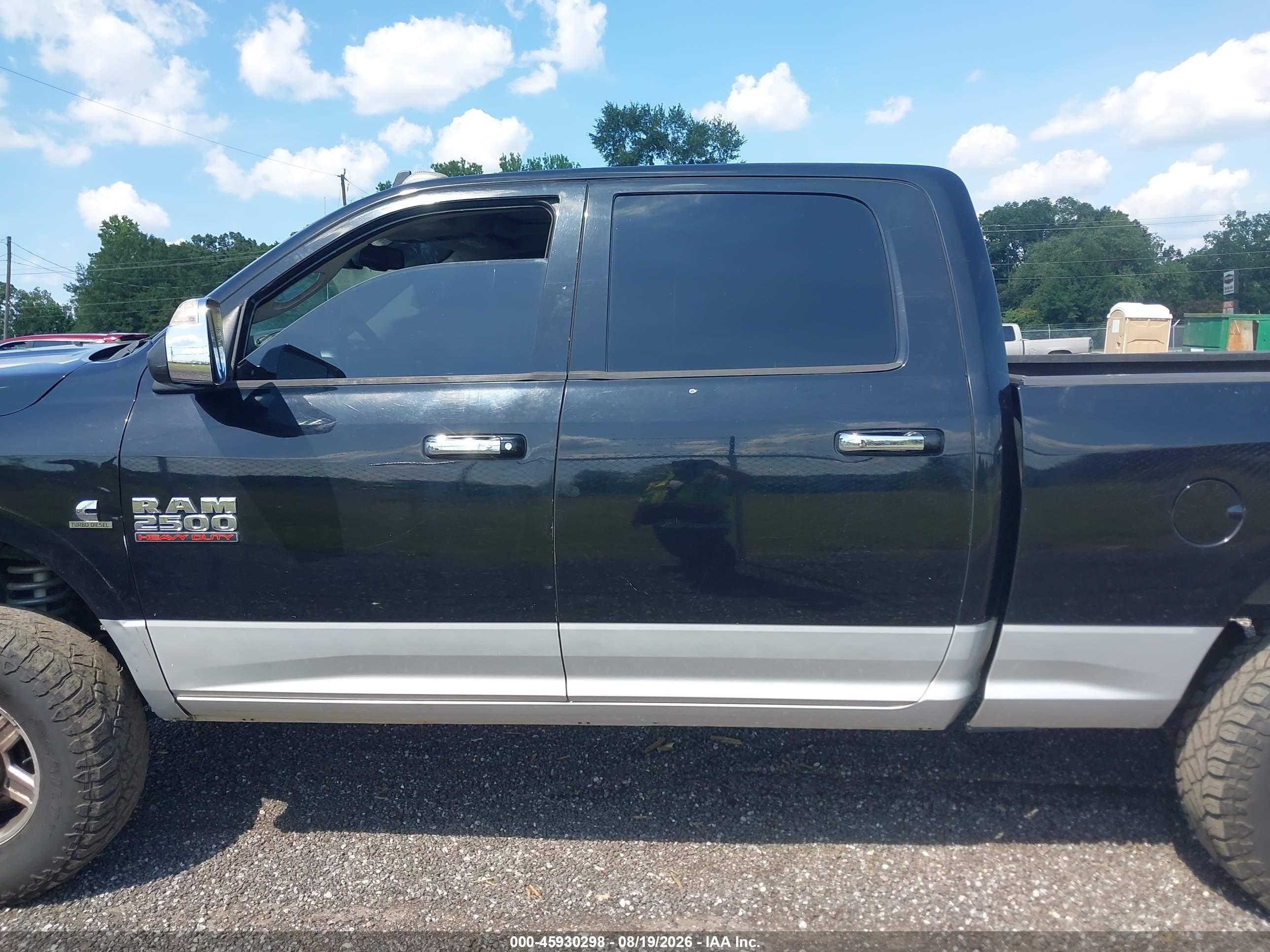 2013 Ram 2500 Laramie Black vin: 3C6UR5FL7DG551606