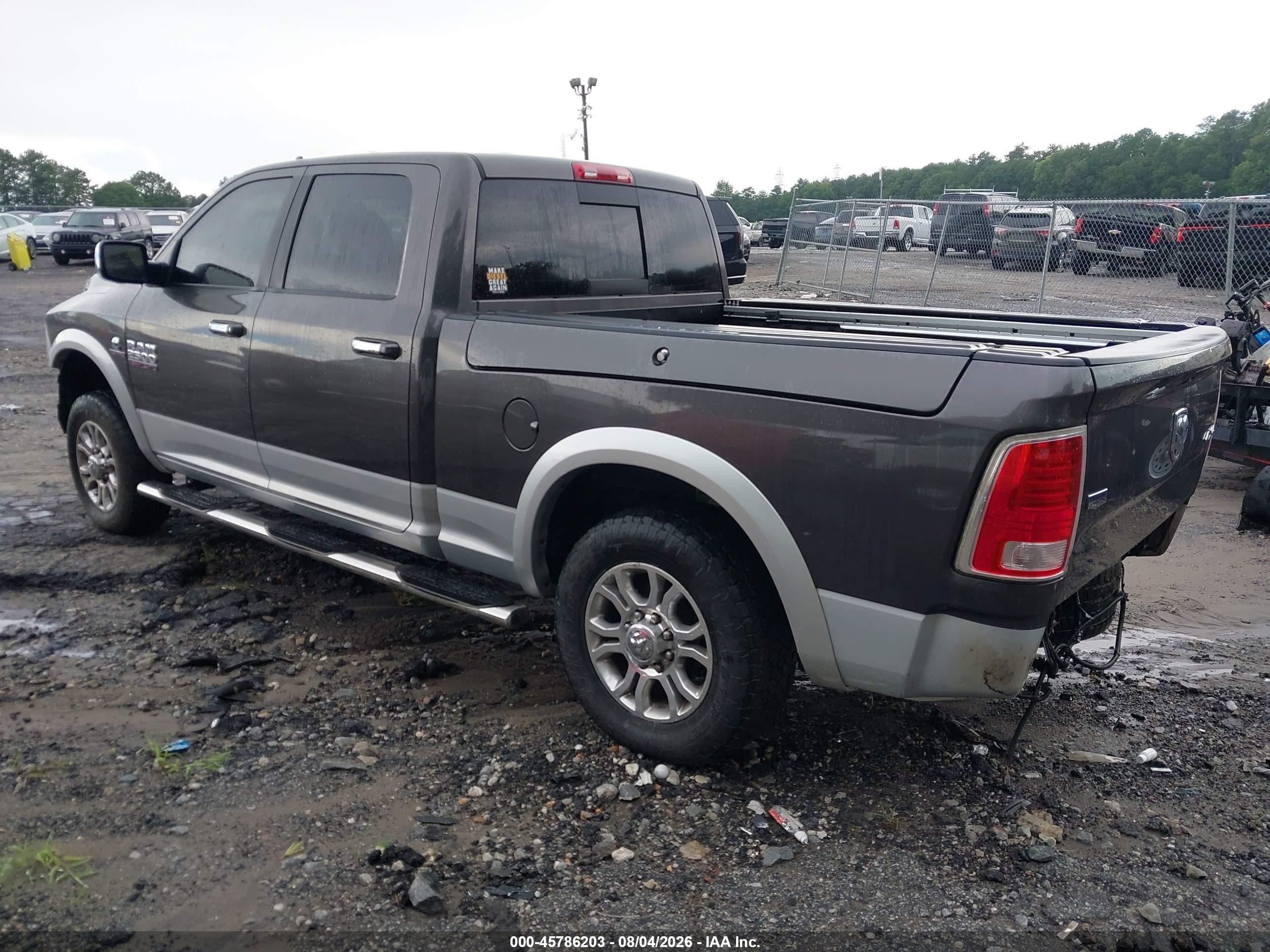 2014 Ram 2500 Laramie Gray vin: 3C6UR5FL7EG244017