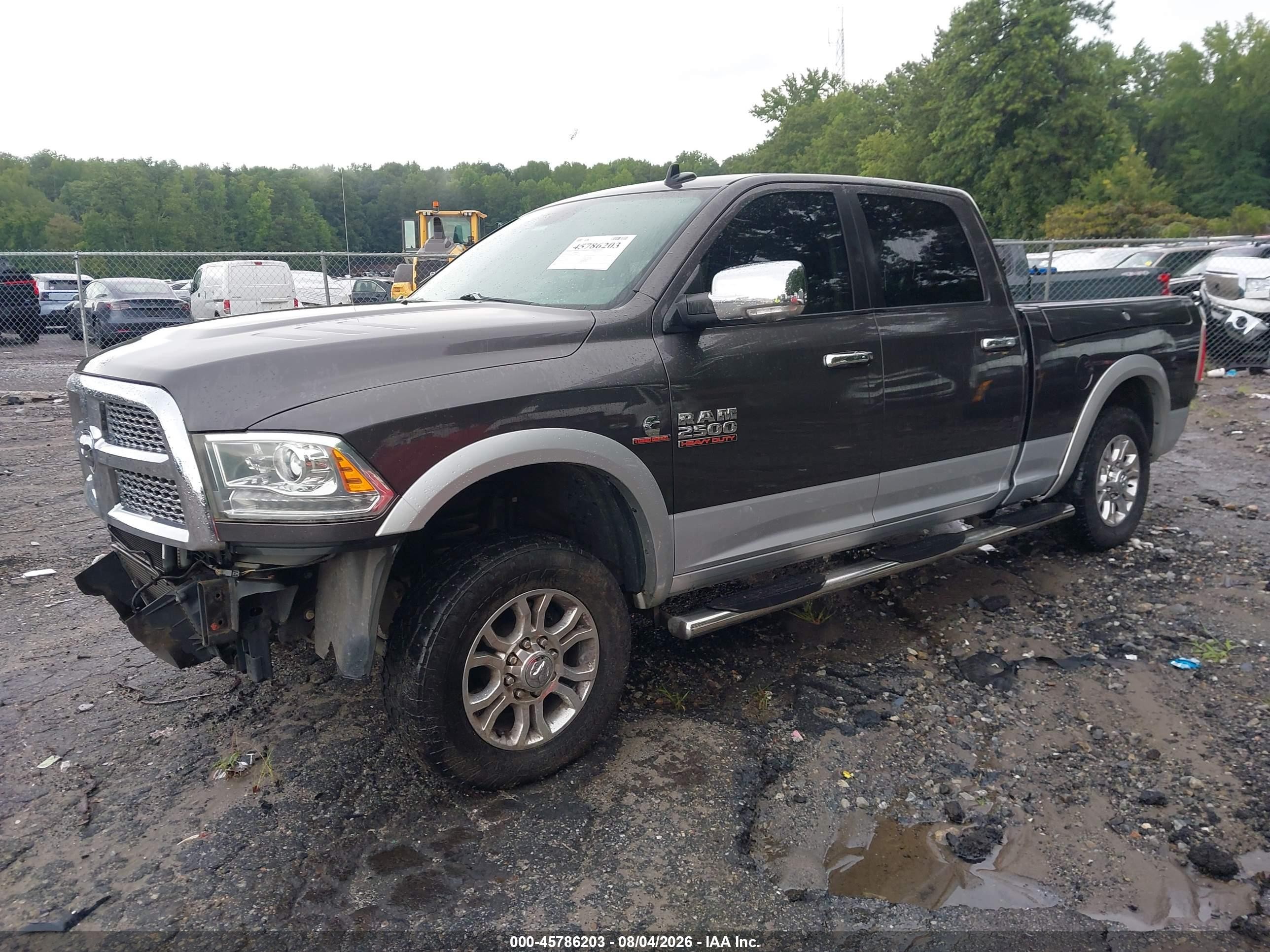 2014 Ram 2500 Laramie Gray vin: 3C6UR5FL7EG244017