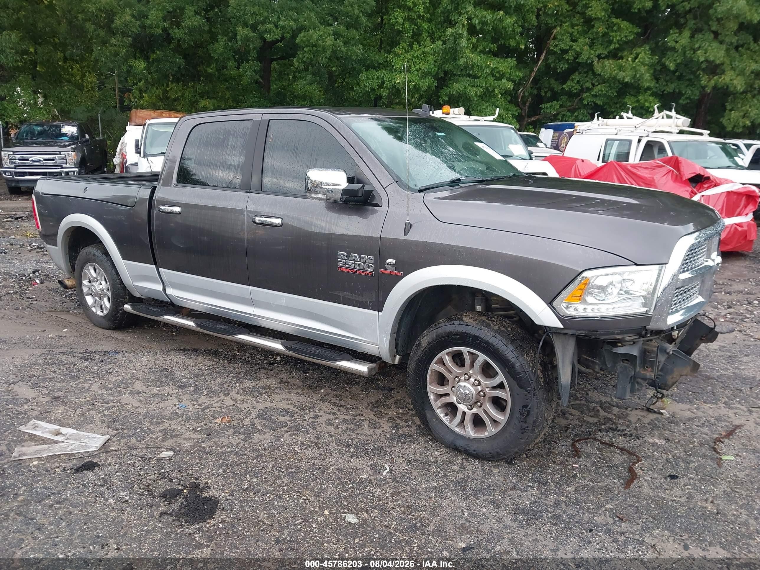 2014 Ram 2500 Laramie Gray vin: 3C6UR5FL7EG244017