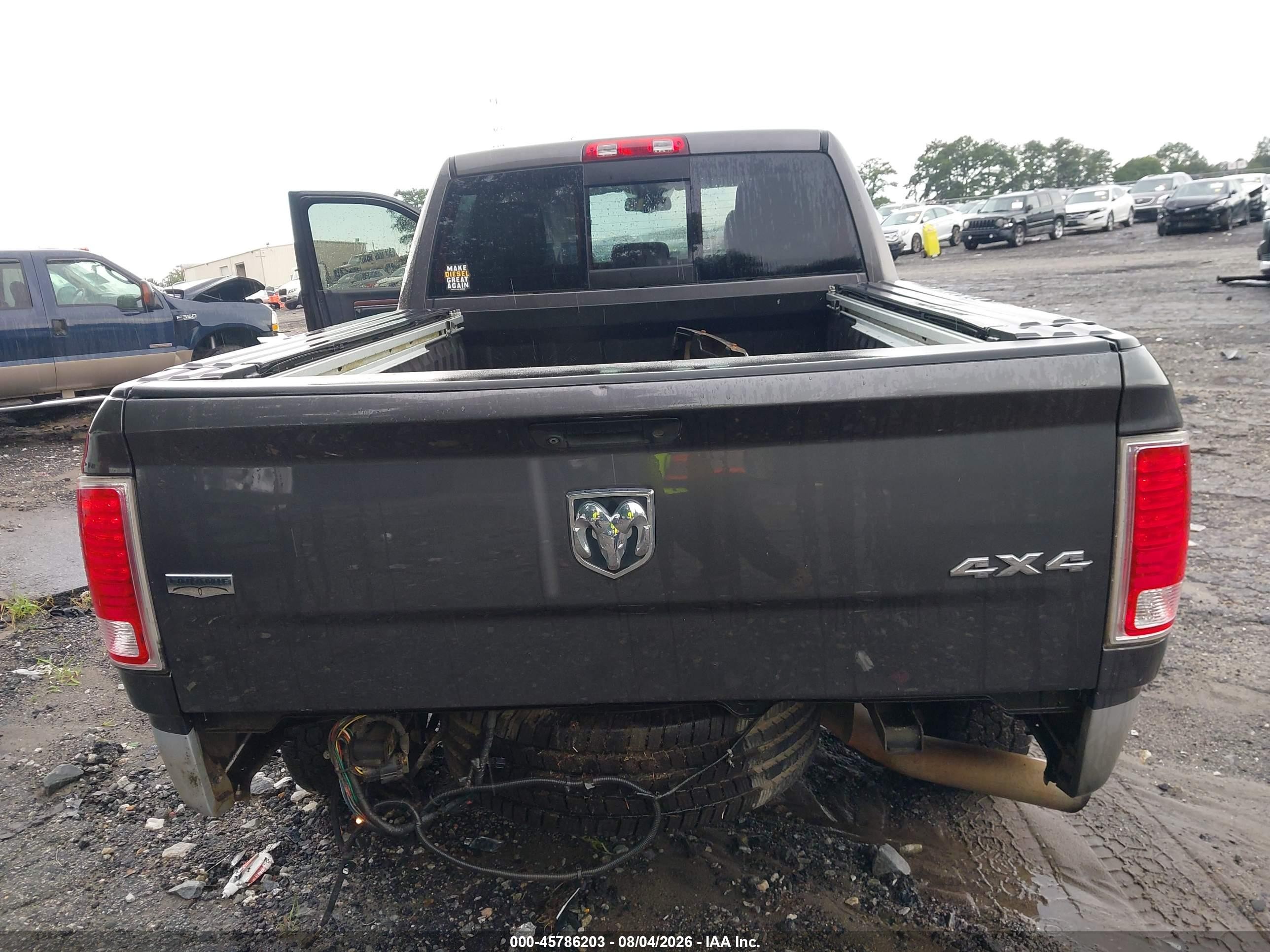 2014 Ram 2500 Laramie Gray vin: 3C6UR5FL7EG244017