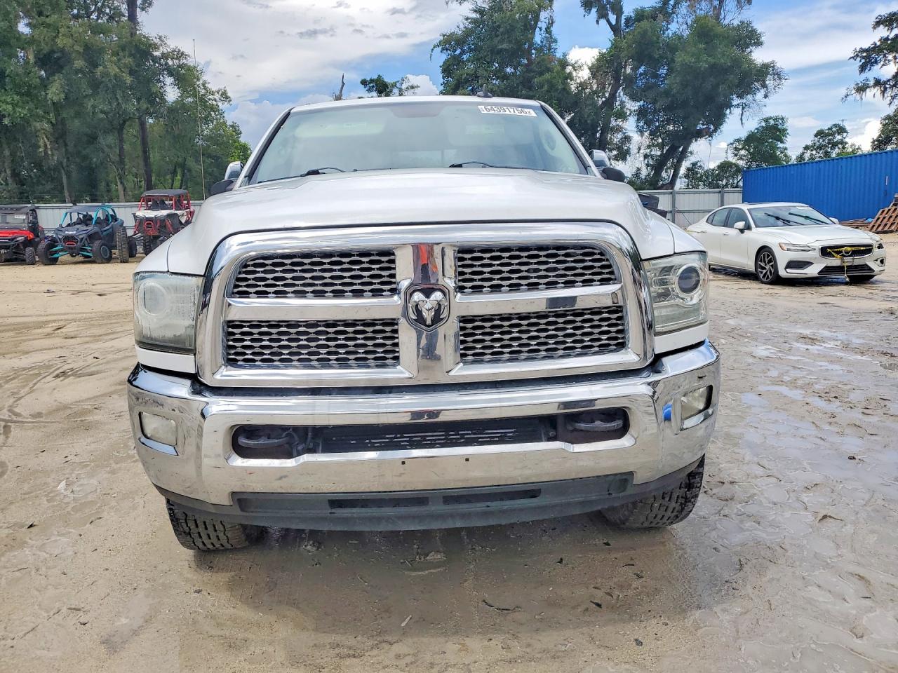 2015 Ram 2500 Laramie White vin: 3C6UR5FL7FG646721