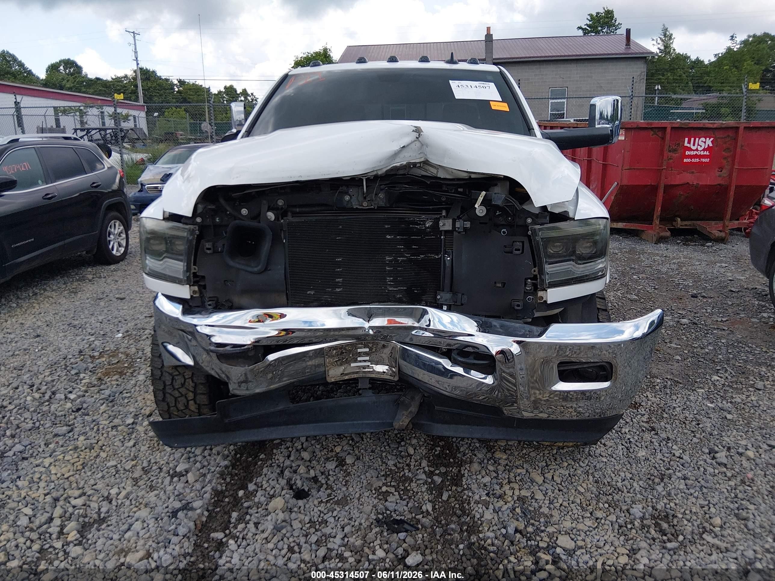 2013 Ram 2500 Laramie White vin: 3C6UR5FLXDG560719