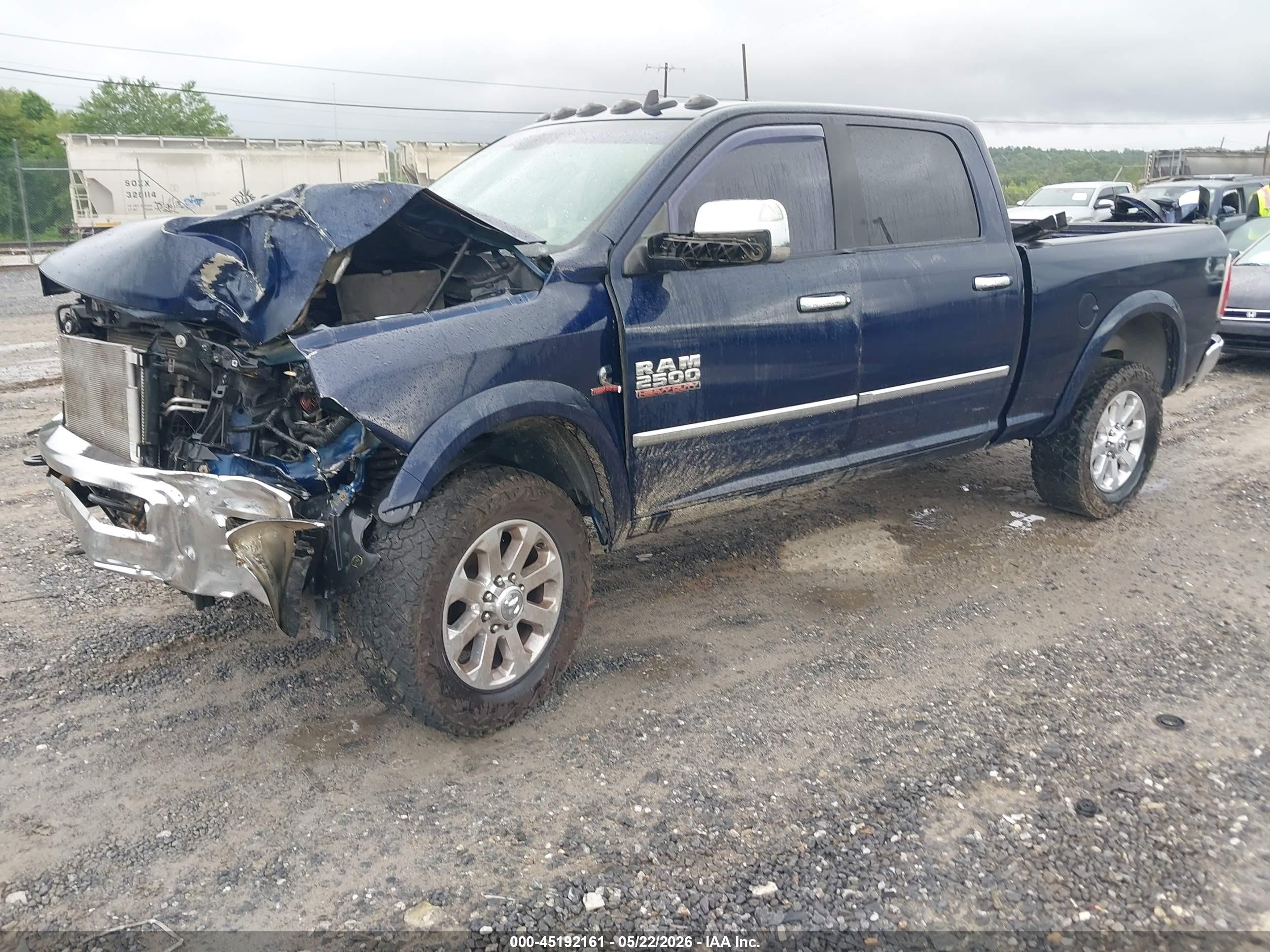 2013 Ram 2500 Laramie Blue vin: 3C6UR5FLXDG614844
