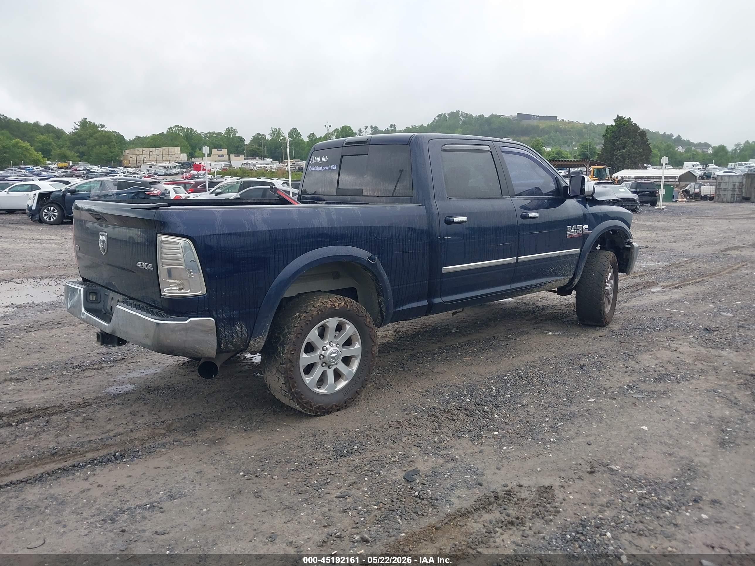 2013 Ram 2500 Laramie Blue vin: 3C6UR5FLXDG614844