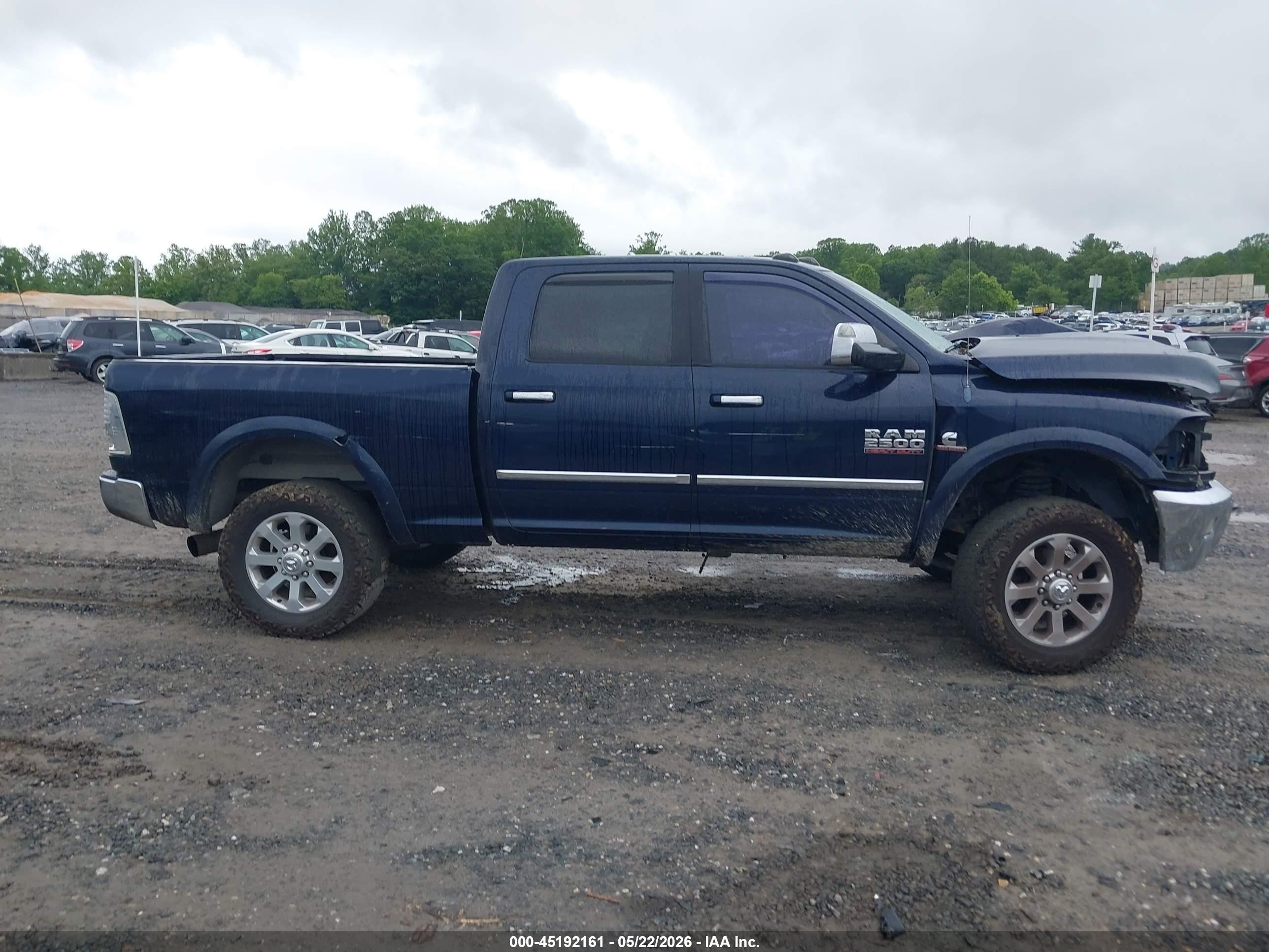 2013 Ram 2500 Laramie Blue vin: 3C6UR5FLXDG614844