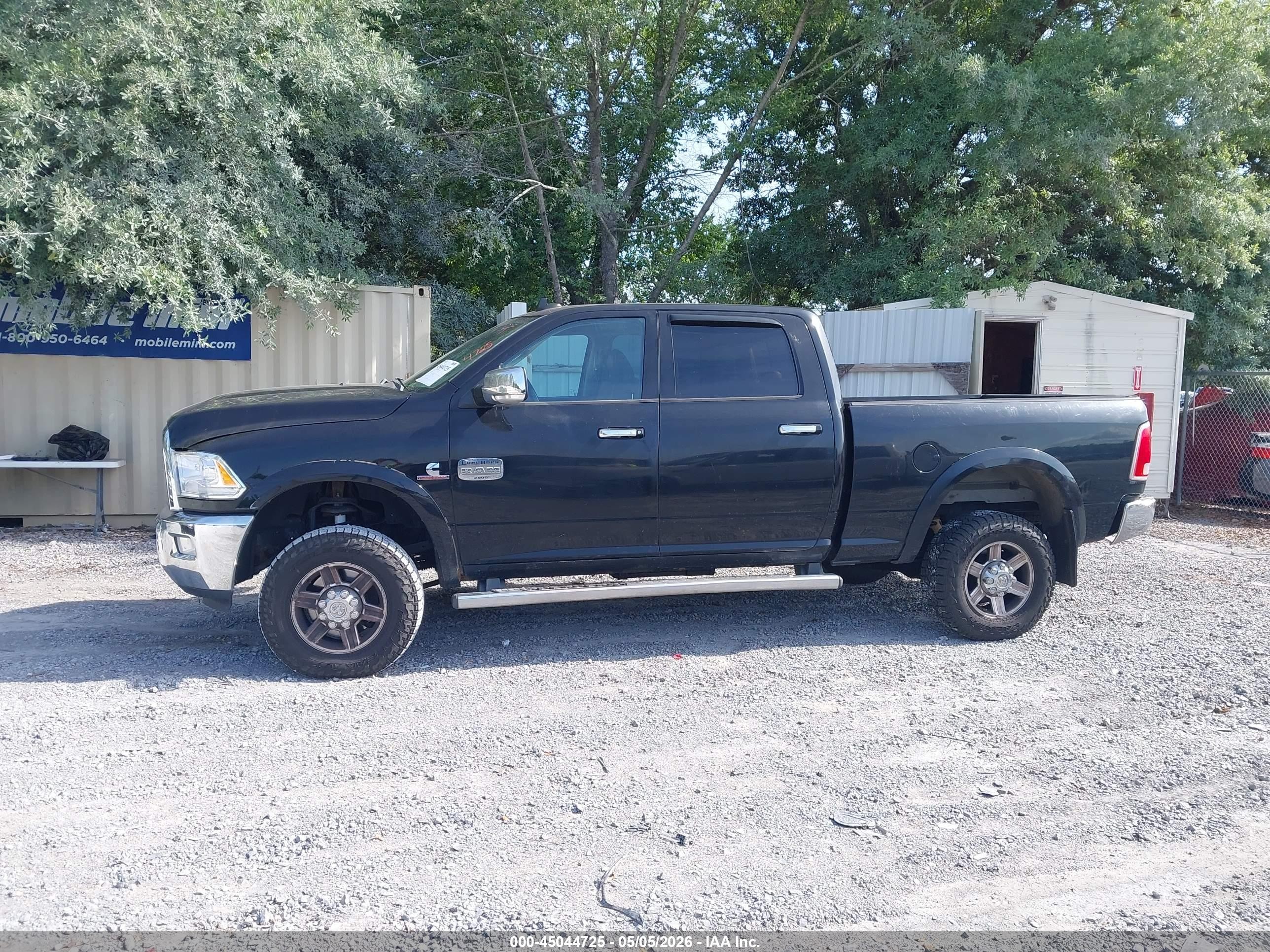 2013 Ram 2500 Laramie Longhorn Black vin: 3C6UR5GL0DG614849