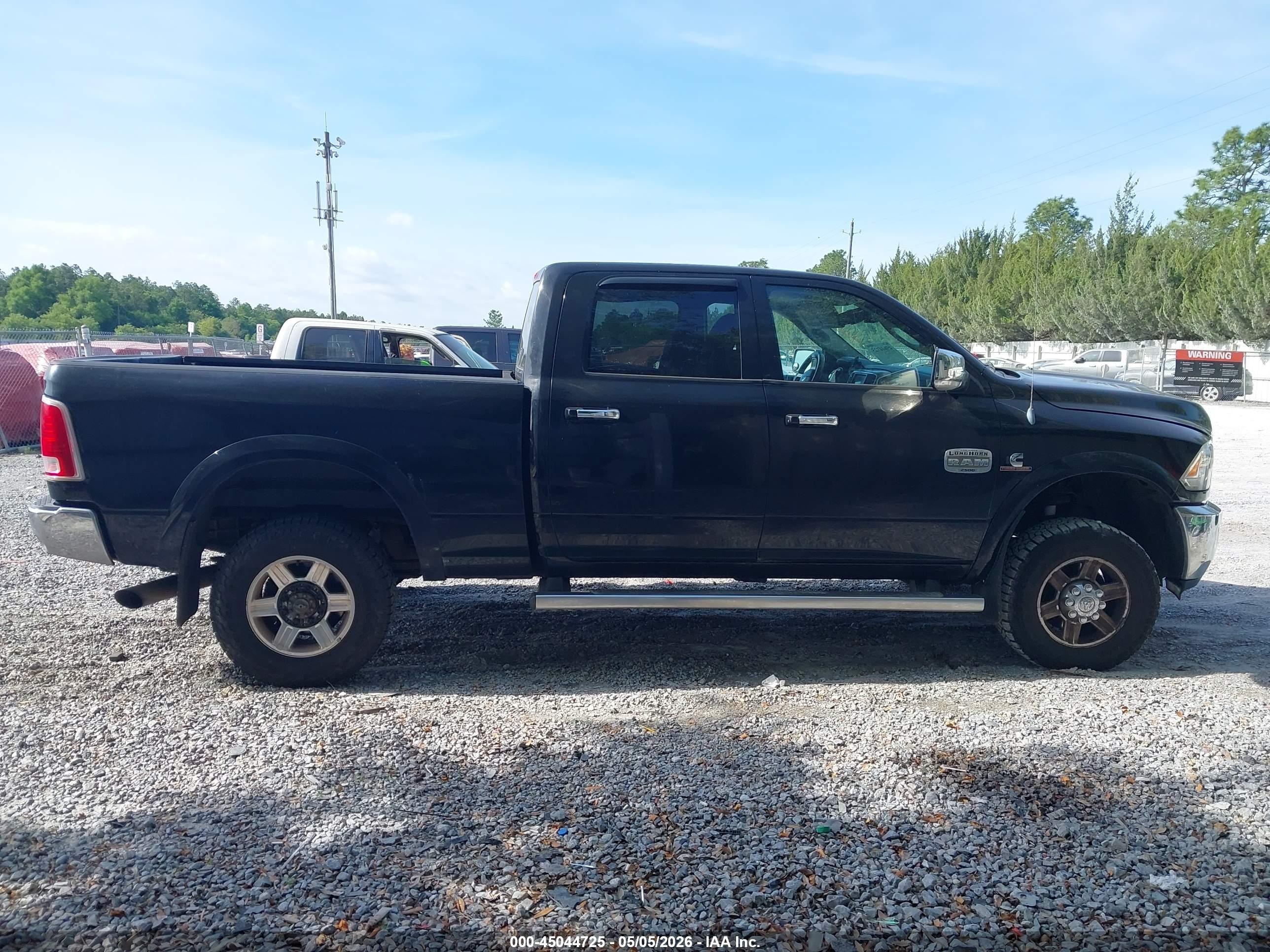 2013 Ram 2500 Laramie Longhorn Black vin: 3C6UR5GL0DG614849