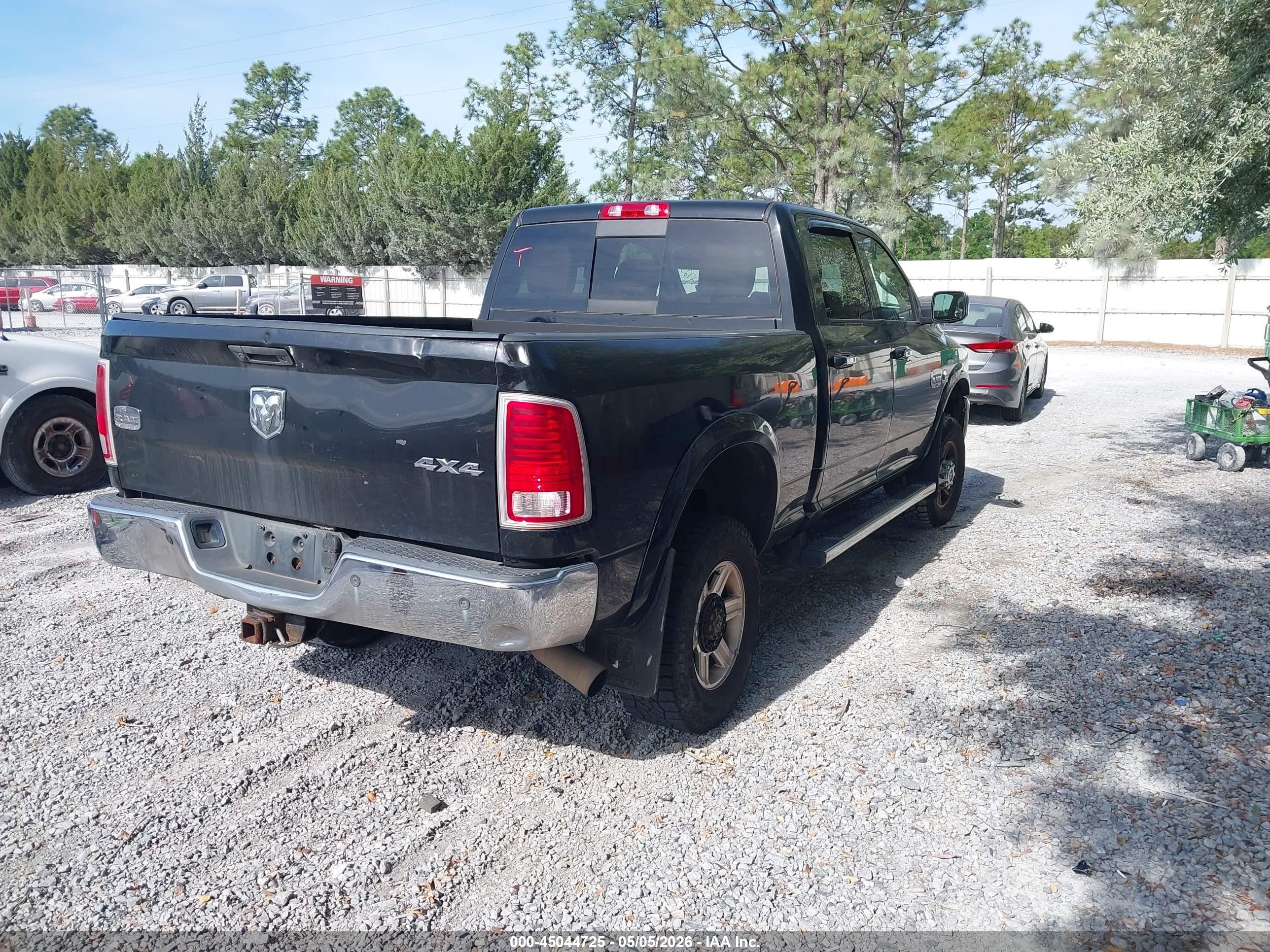 2013 Ram 2500 Laramie Longhorn Black vin: 3C6UR5GL0DG614849