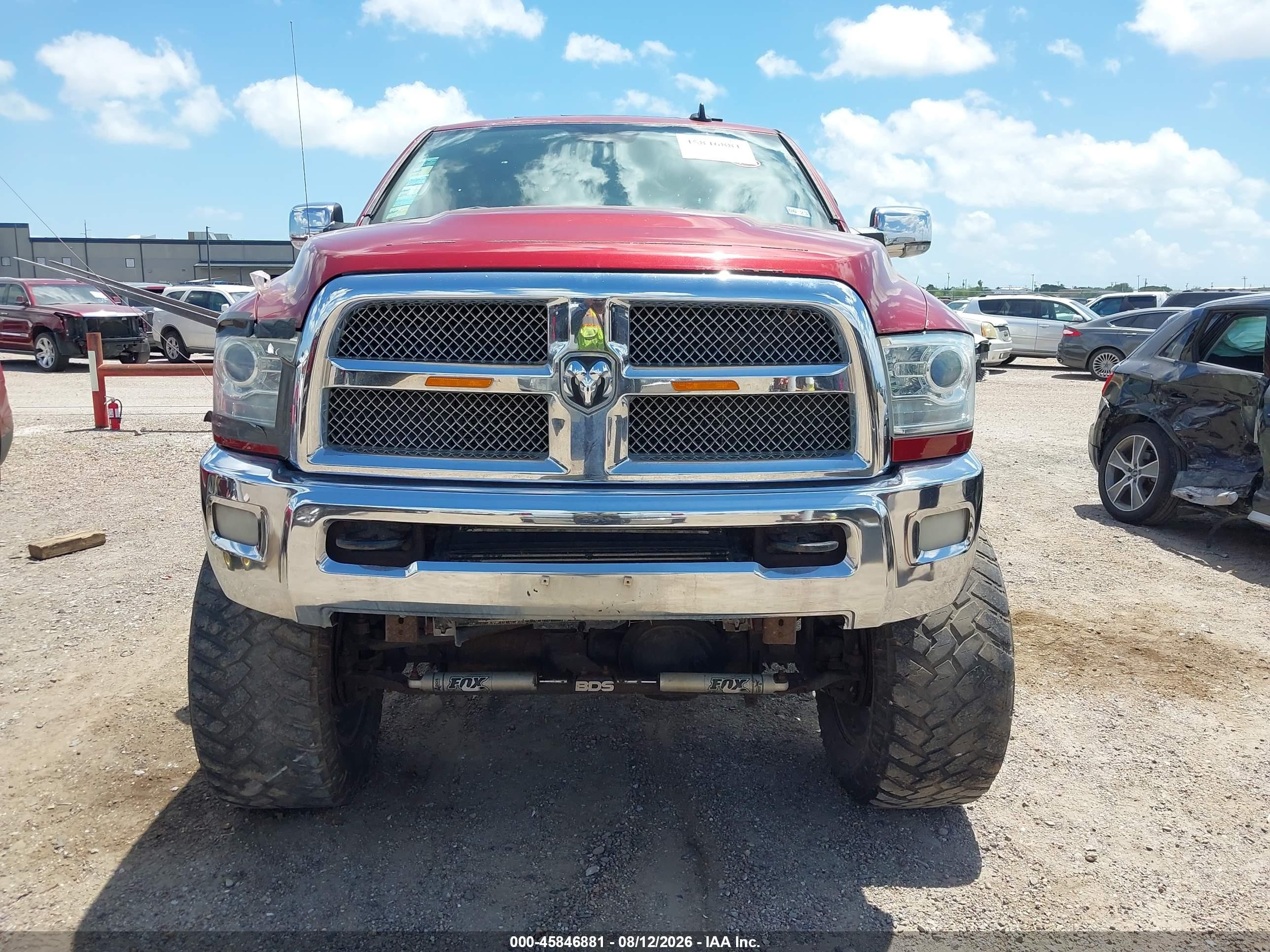 2014 Ram 2500 Longhorn Maroon vin: 3C6UR5GL2EG266134