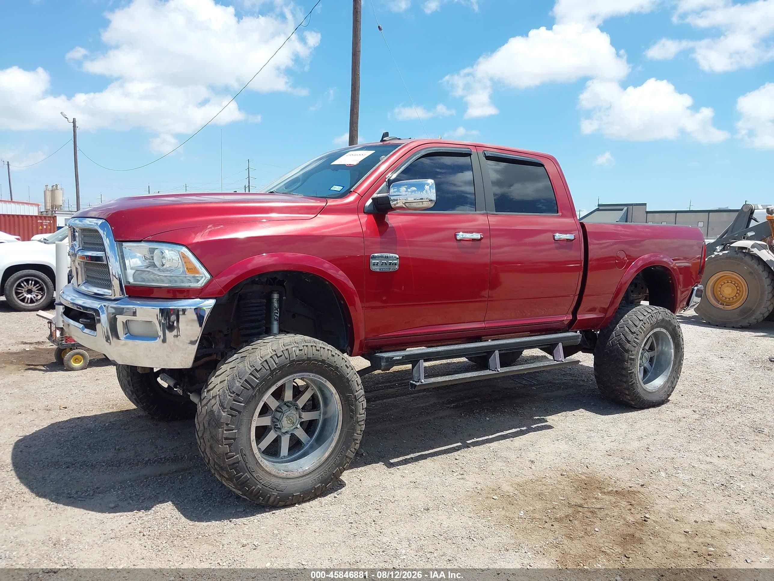 2014 Ram 2500 Longhorn Maroon vin: 3C6UR5GL2EG266134