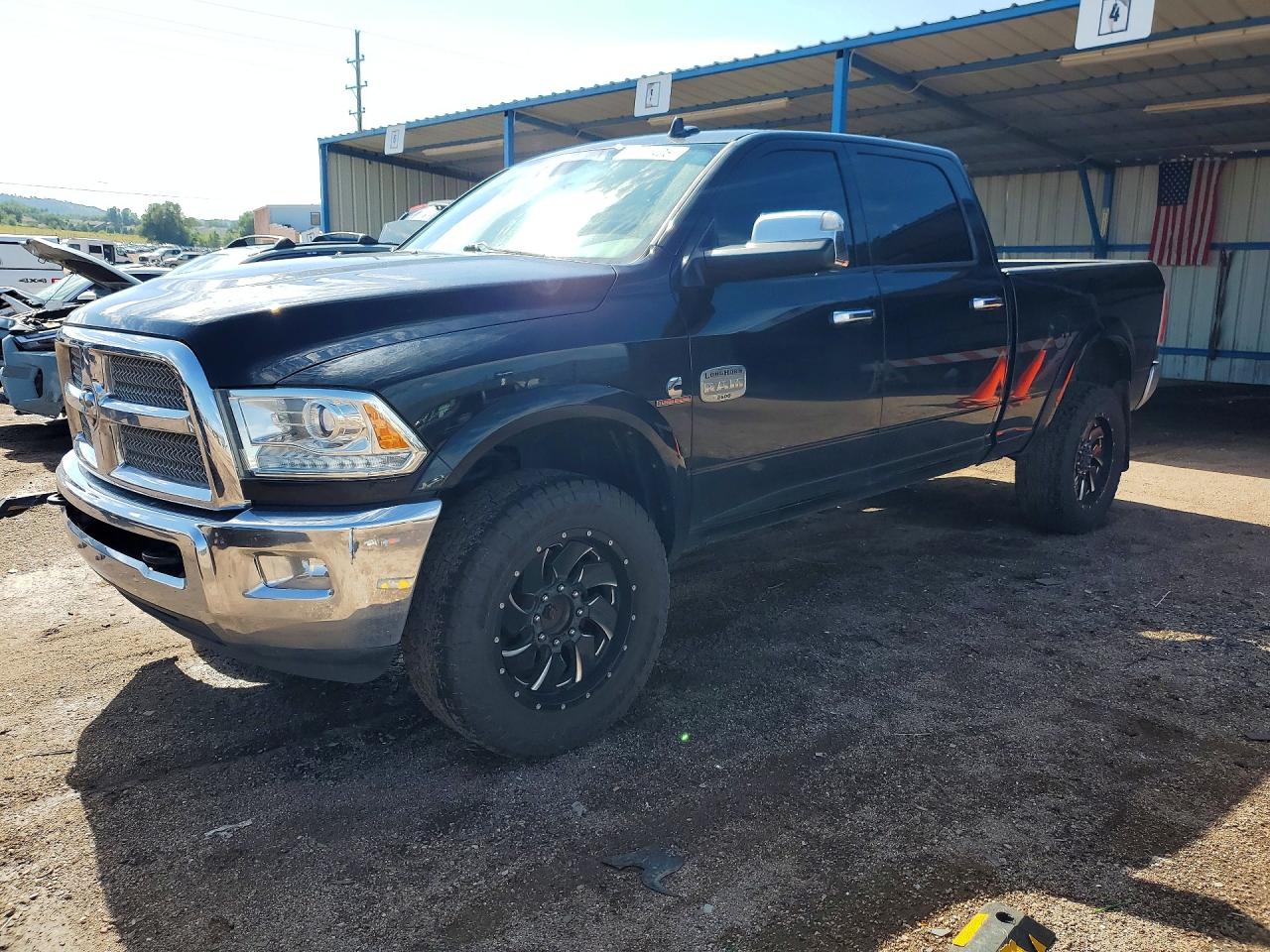 2013 Ram 2500 Longhorn Черный vin: 3C6UR5GL6DG593800