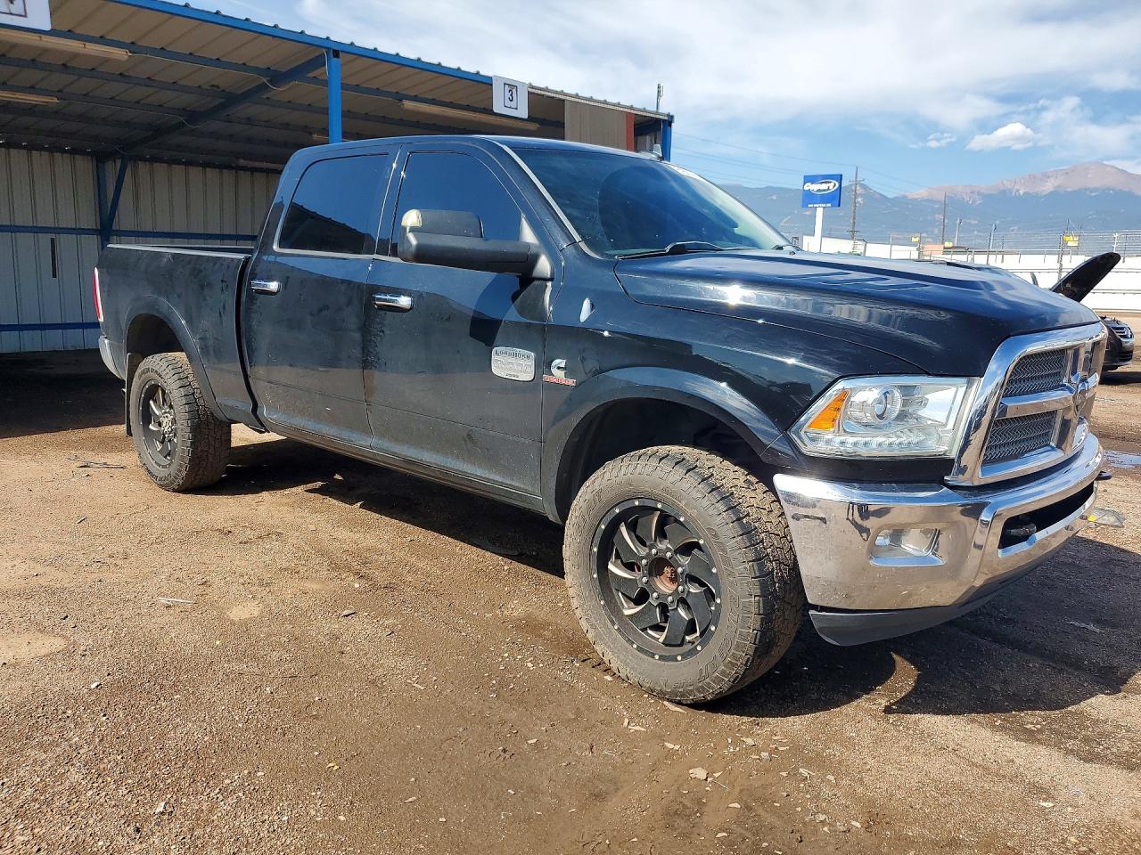 2013 Ram 2500 Longhorn Черный vin: 3C6UR5GL6DG593800