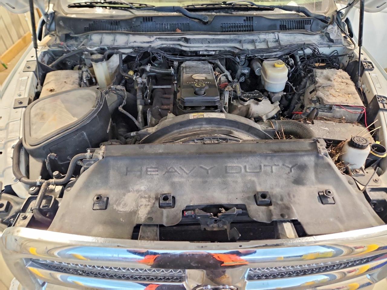 2013 Ram 2500 Longhorn White vin: 3C6UR5GLXDG526472