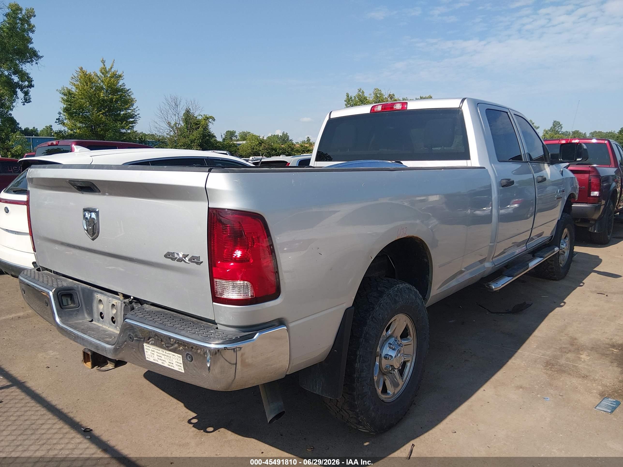 2014 Ram 2500 Tradesman Silver vin: 3C6UR5HJ8EG254342